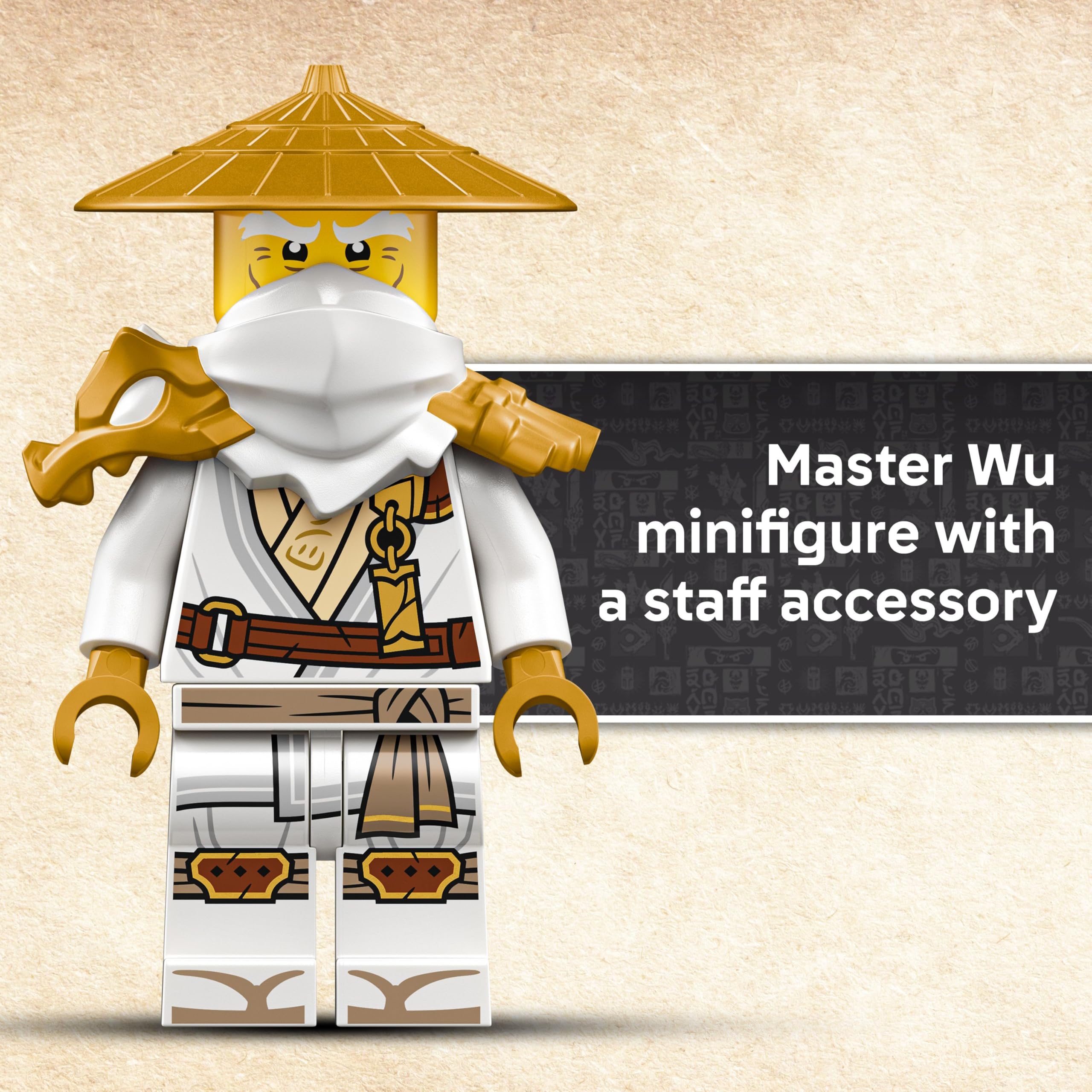 LEGO NINJAGO The Guardian Dragon 71847 Building Set | Ages 14+ | Includes Master Wu Minifigure 6
