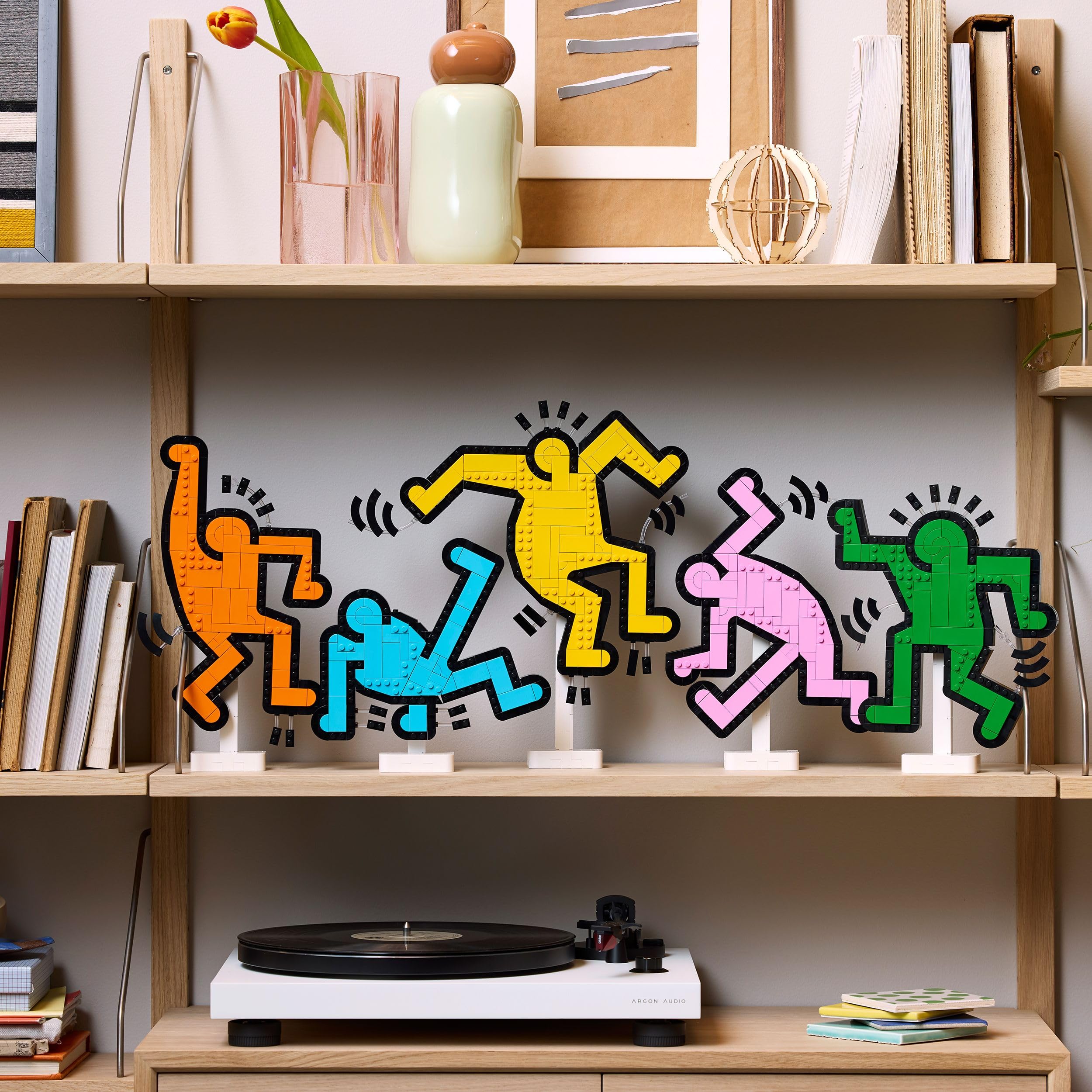 LEGO Art Keith Haring – Dancing Figures - DIY Wall Art Building Set for Adults 4
