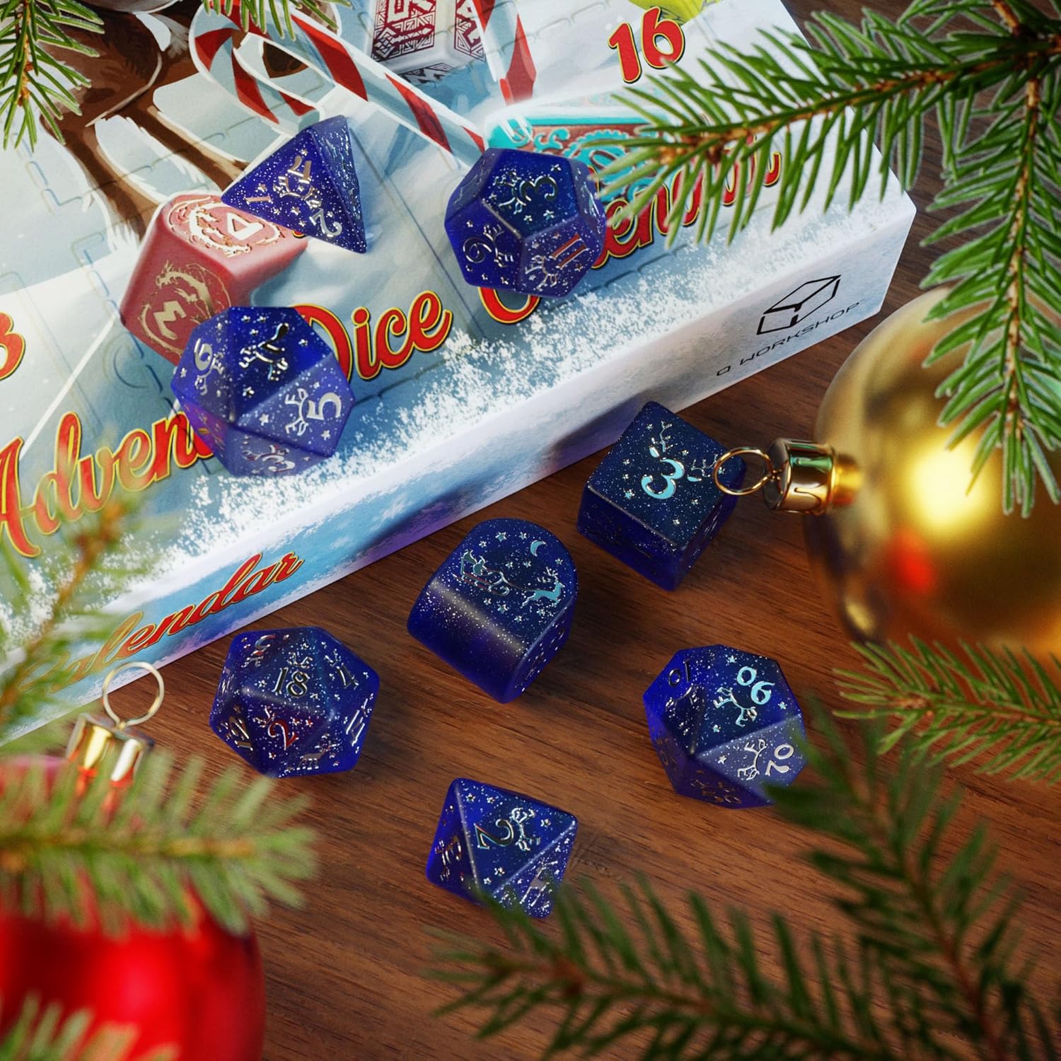 Q WORKSHOP Advent Calendar 2023 Dice and Cubes Set 5