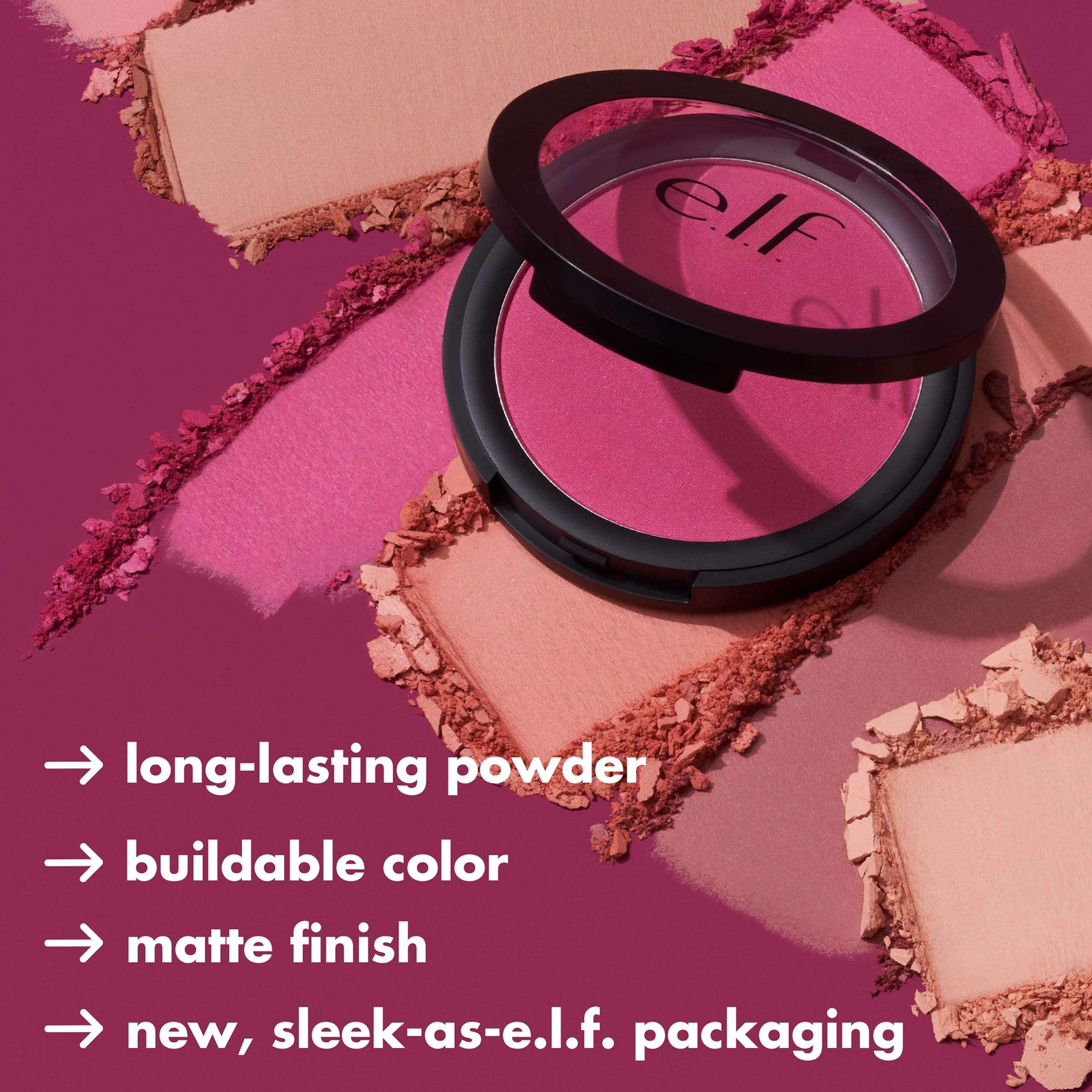 e.l.f. Primer-Infused Blush - Long-Lasting, Buildable Medium Coverage | Matte Finish | Vegan & Cruelty-Free 4