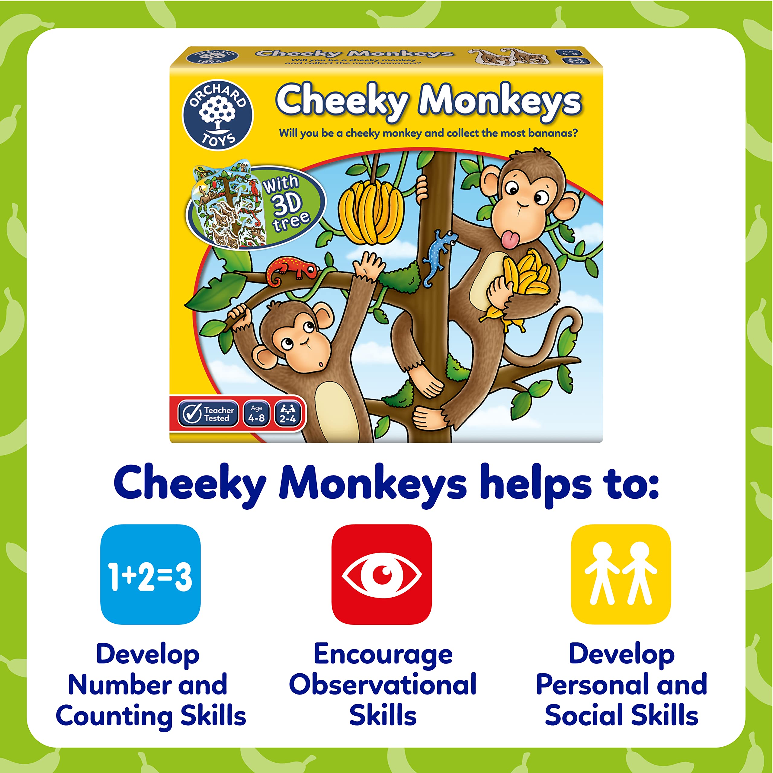 Orchard Toys Cheeky Monkeys Board Game 16