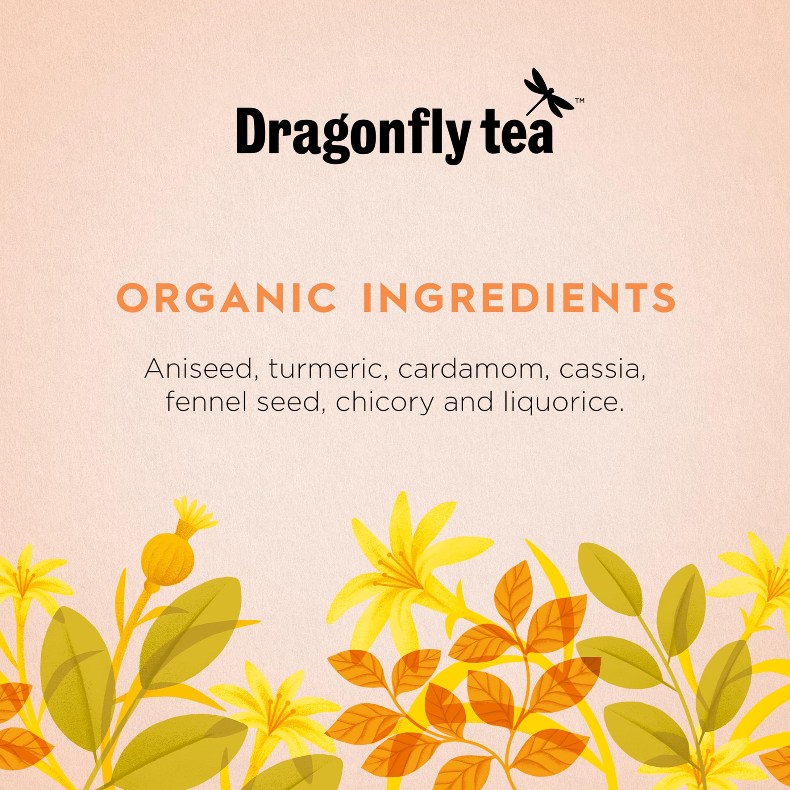 Dragonfly Golden Balance Turmeric Tea - 4 x 20 Organic Tea Bags (80 Total) 6