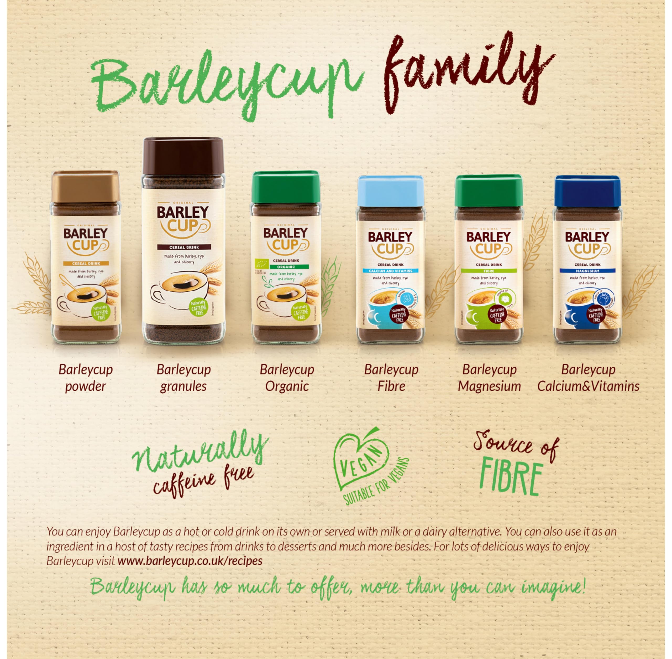 Barleycup - Granules Natural Grain Beverage 200g 9