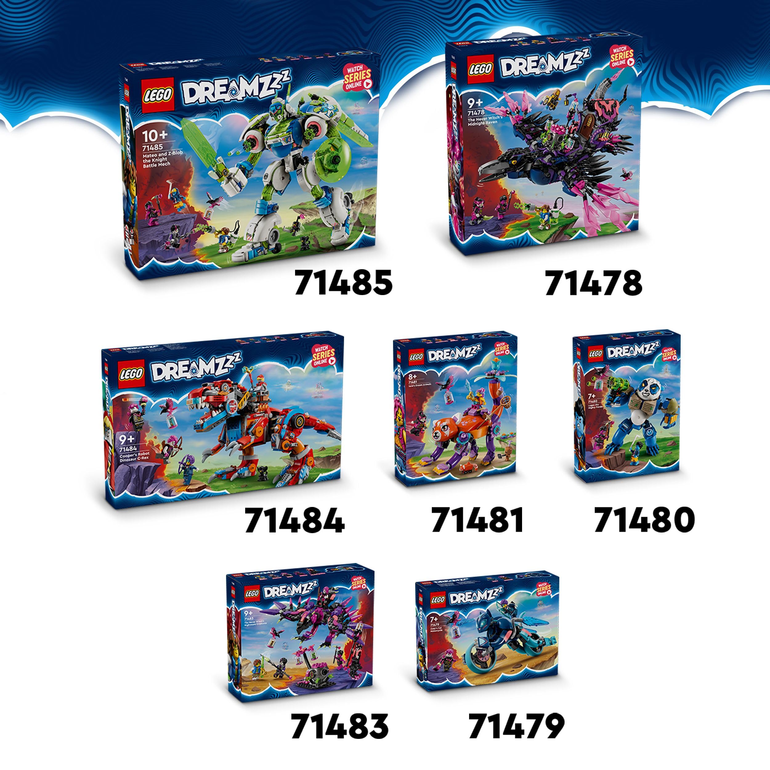 LEGO DREAMZzz The Never Witch’s Nightmare Creatures Set - Building Playset for Ages 9+ 13