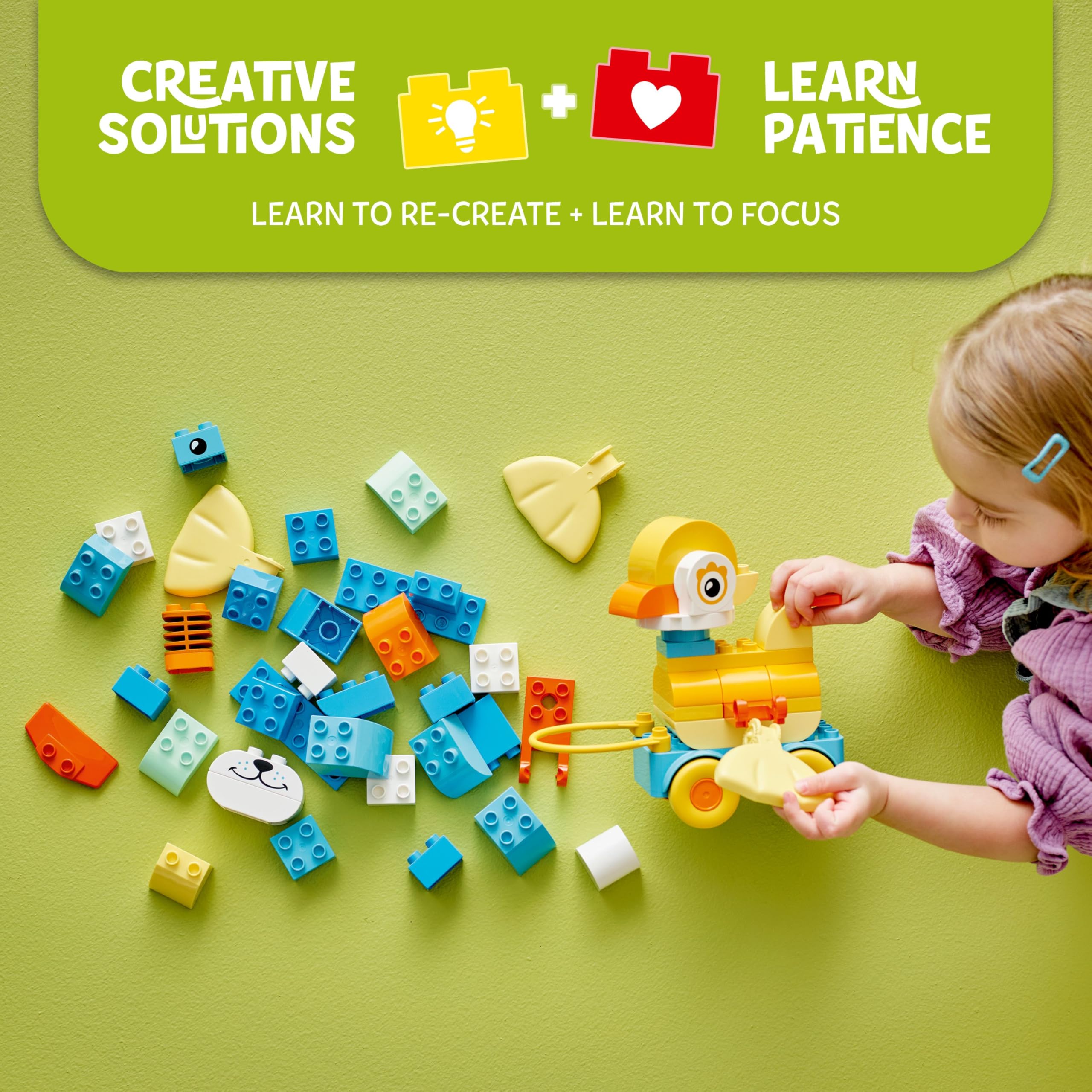 LEGO DUPLO 3in1 Animals on Wheels - Educational Building Toy for Toddlers 2+ 8