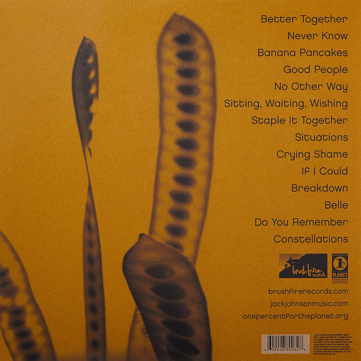 Jack Johnson - In Between Dreams Audio CD 5