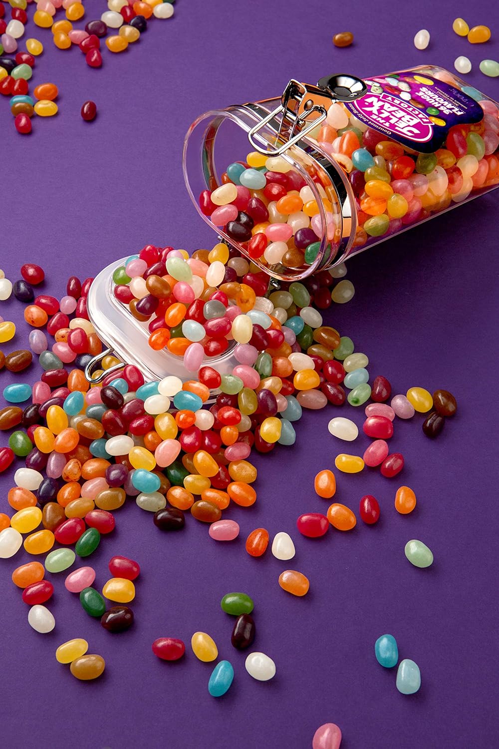 The Jelly Bean Factory 36 Huge Flavours, 700g Jar - Gourmet Jelly Beans Gift 8