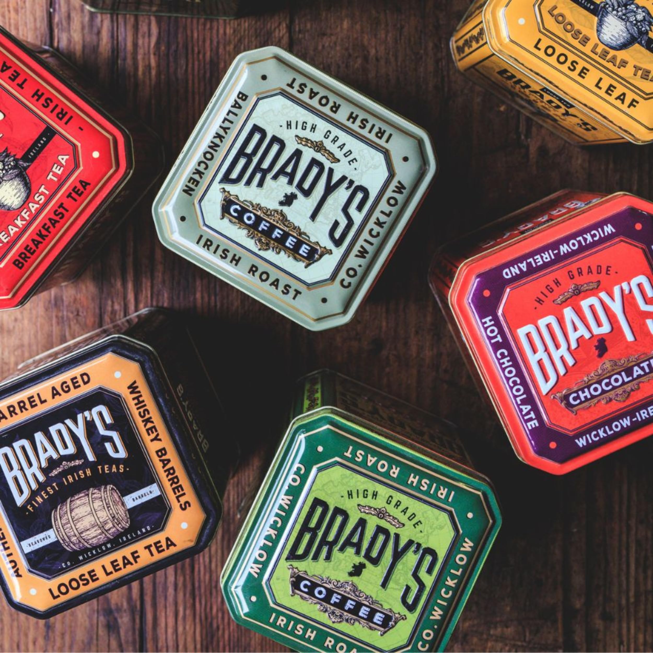 BRADY'S Celtic Blend Dark Roast Ground Coffee - 100% Arabica | 227g Tin 7