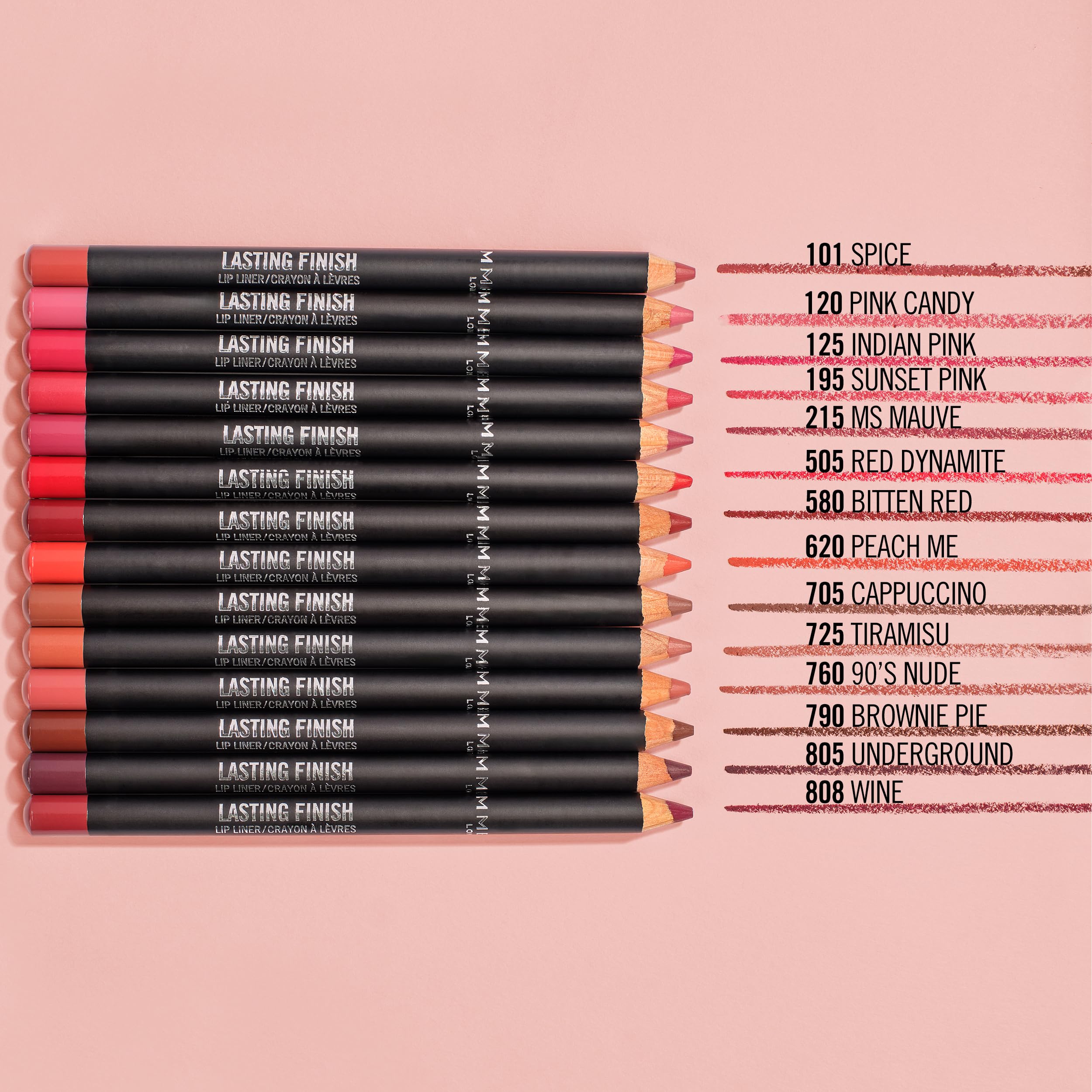 Rimmel Lasting Finish 8HR Lip Liner - Long Wearing, Creamy Texture, Vibrant Colour | 1.2g 5