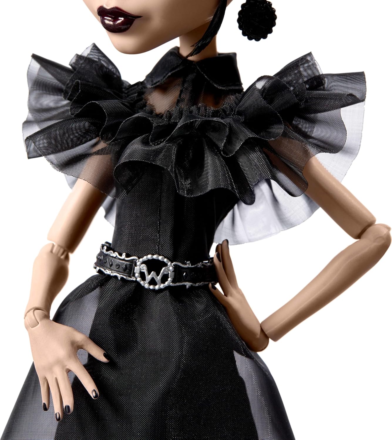 Monster High Wednesday Doll - Rave'N Wednesday Collectible Gothic Gown 6+ 5