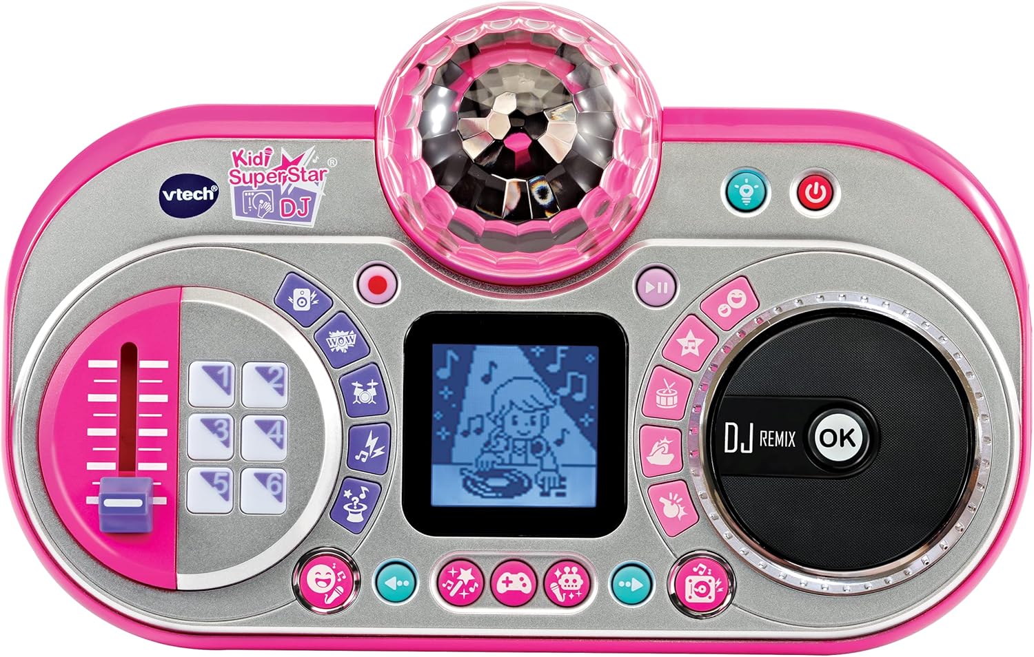 VTech Kidi Super Star DJ - Kids Microphone Toy with DJ Mixer, Sing-Along Songs & Sound Effects for Ages 6+ 8