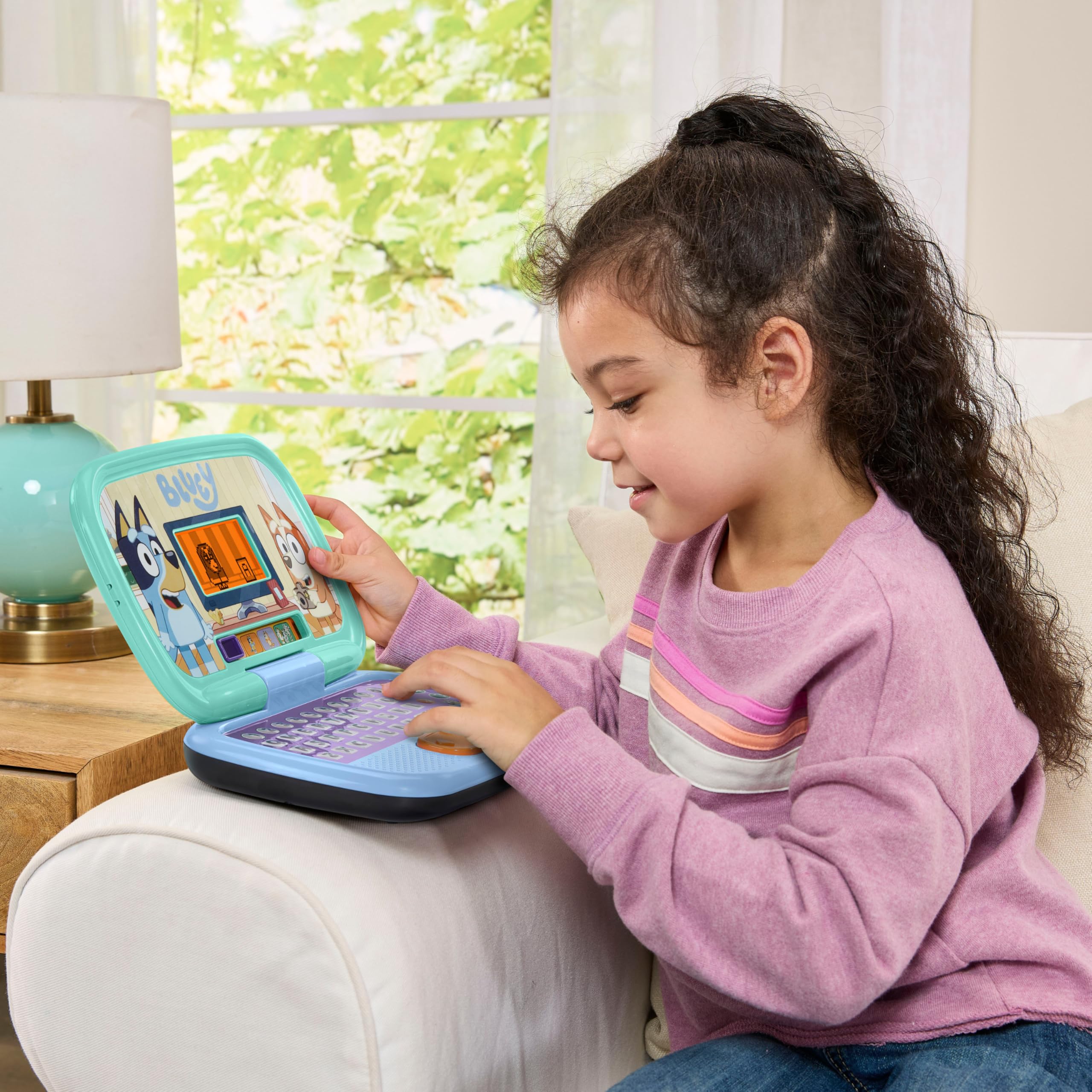 VTech Bluey Game Time Laptop - Interactive Learning Laptop for Preschoolers 3-6 Years 8