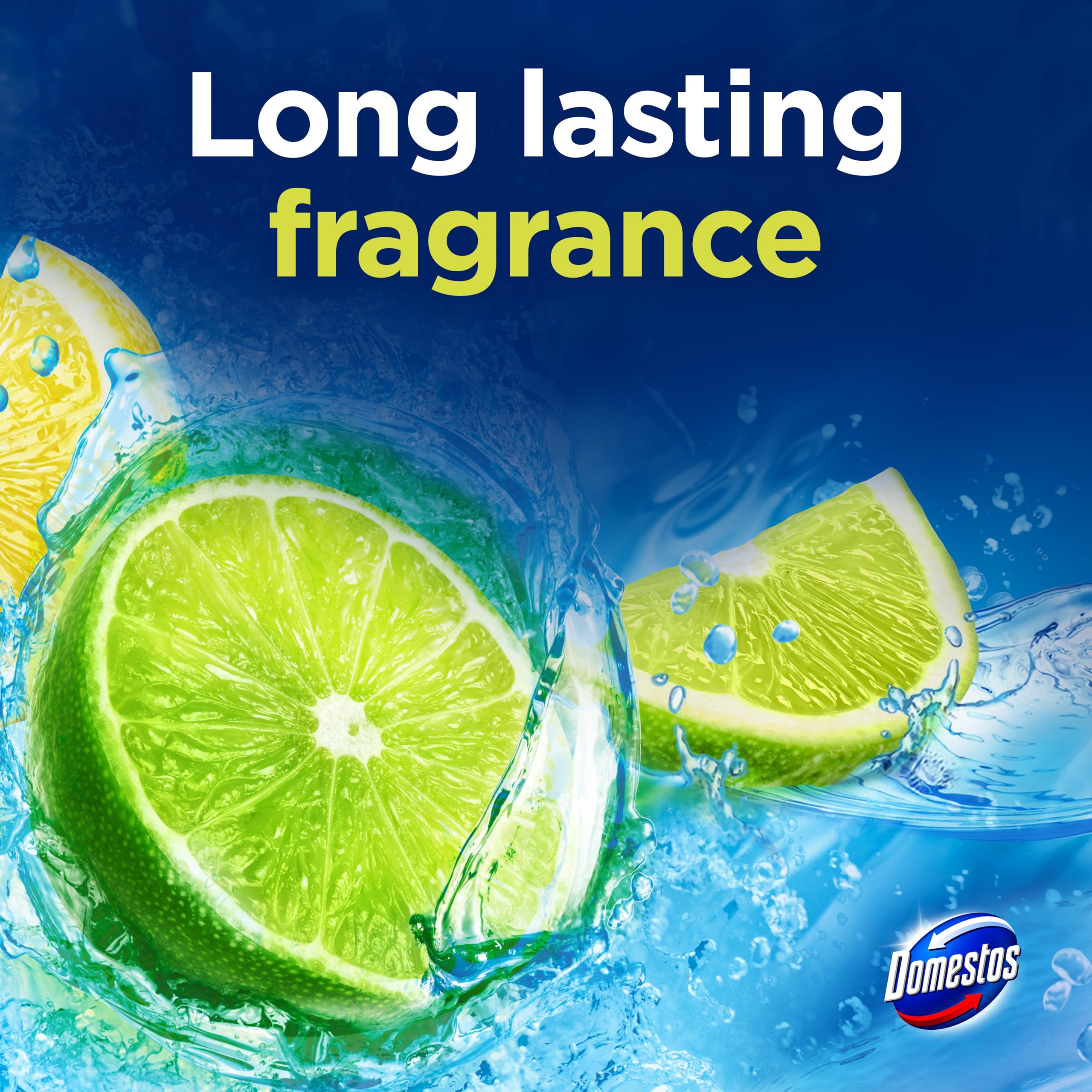 Domestos Power 5 Lime Toilet Rim Blocks - Long-Lasting Toilet Freshener for Up to 300 Flushes 4