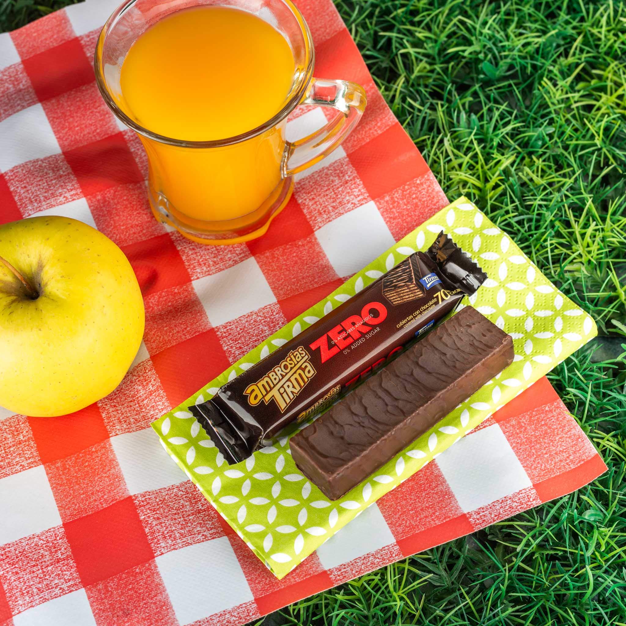 Tirma - 70% Dark Chocolate Wafers No Added Sugar Keto Friendly Low Carb Non-GMO Vegetarian Diabetic Friendly (3 Wafers, 64.5g) 6