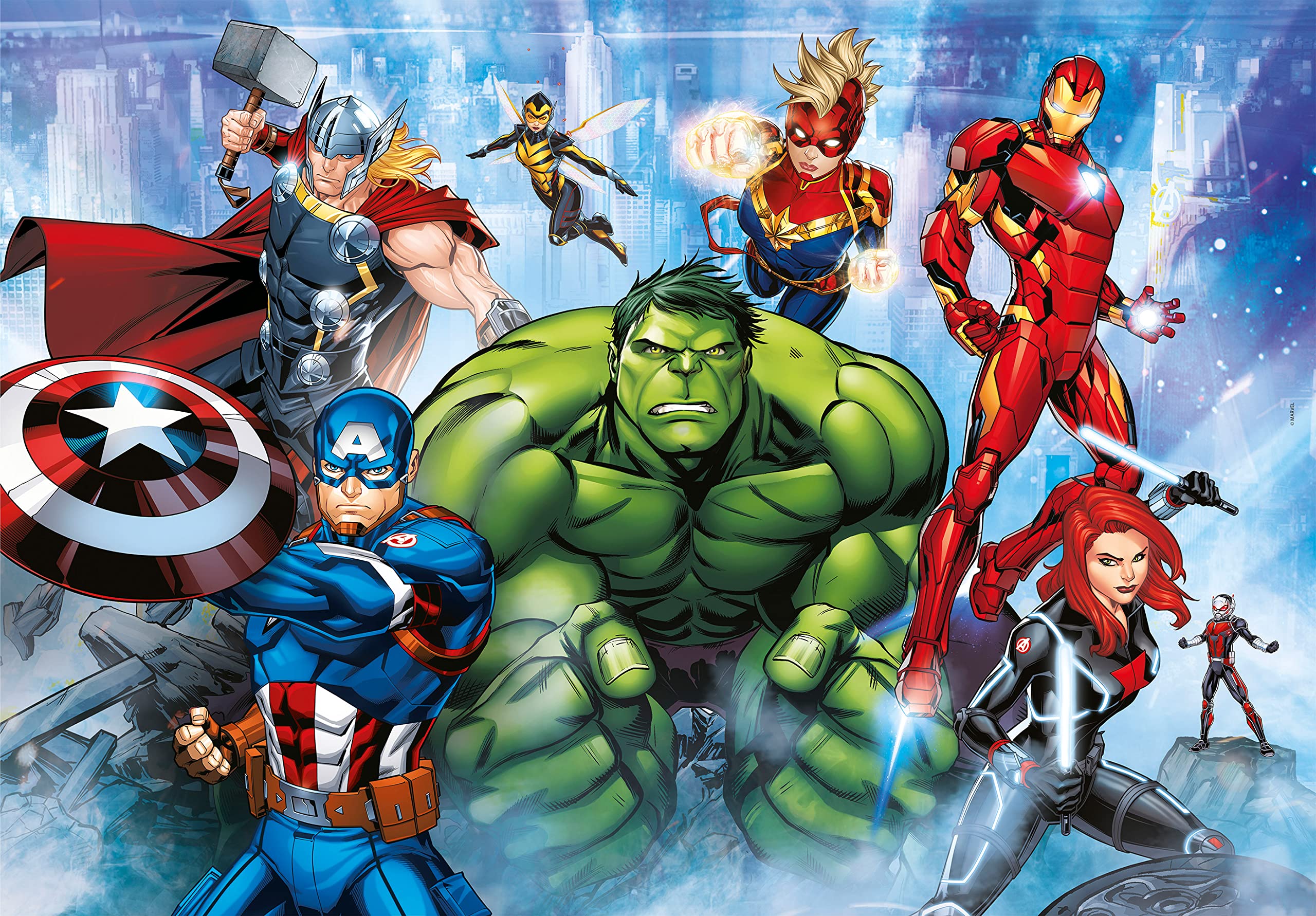 Clementoni Marvel Avengers 180-Piece Puzzle for Kids - Superheroes Jigsaw 8