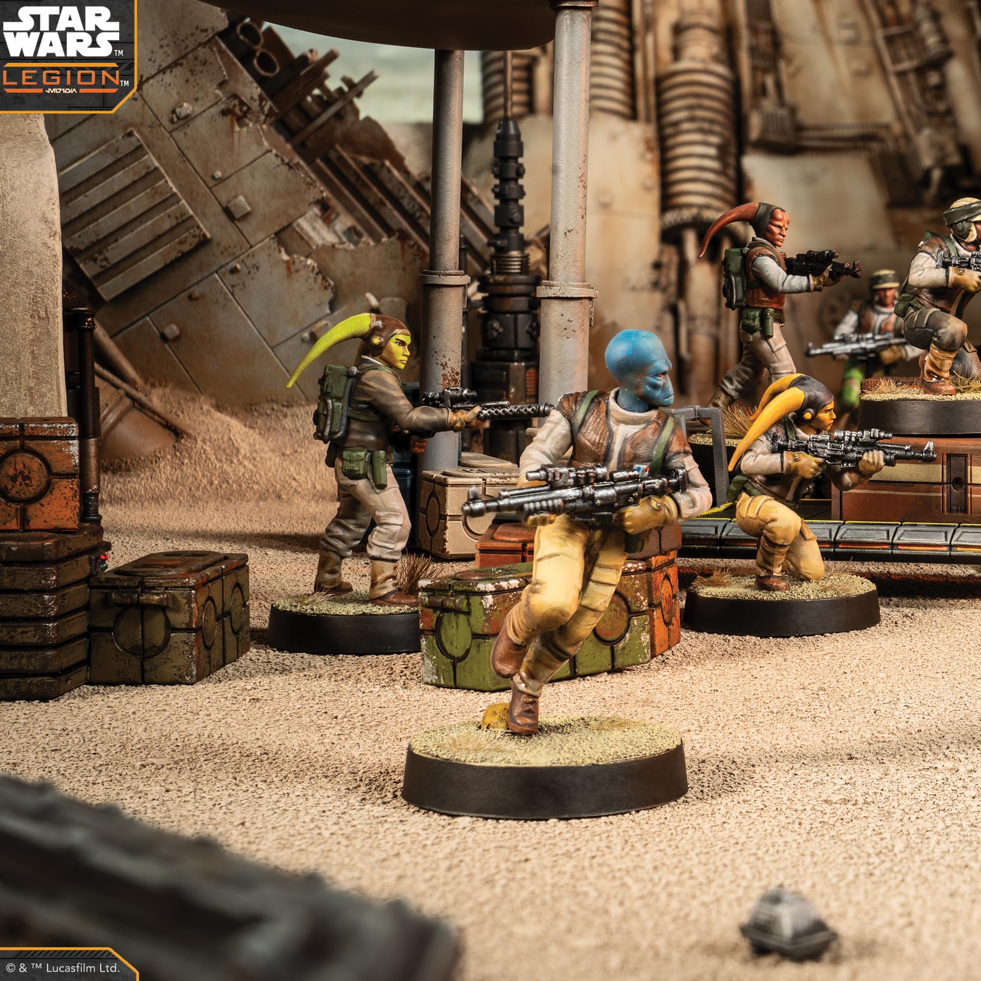 Atomic Mass Games Star Wars Legion: Rebel Troopers Miniatures Expansion 7