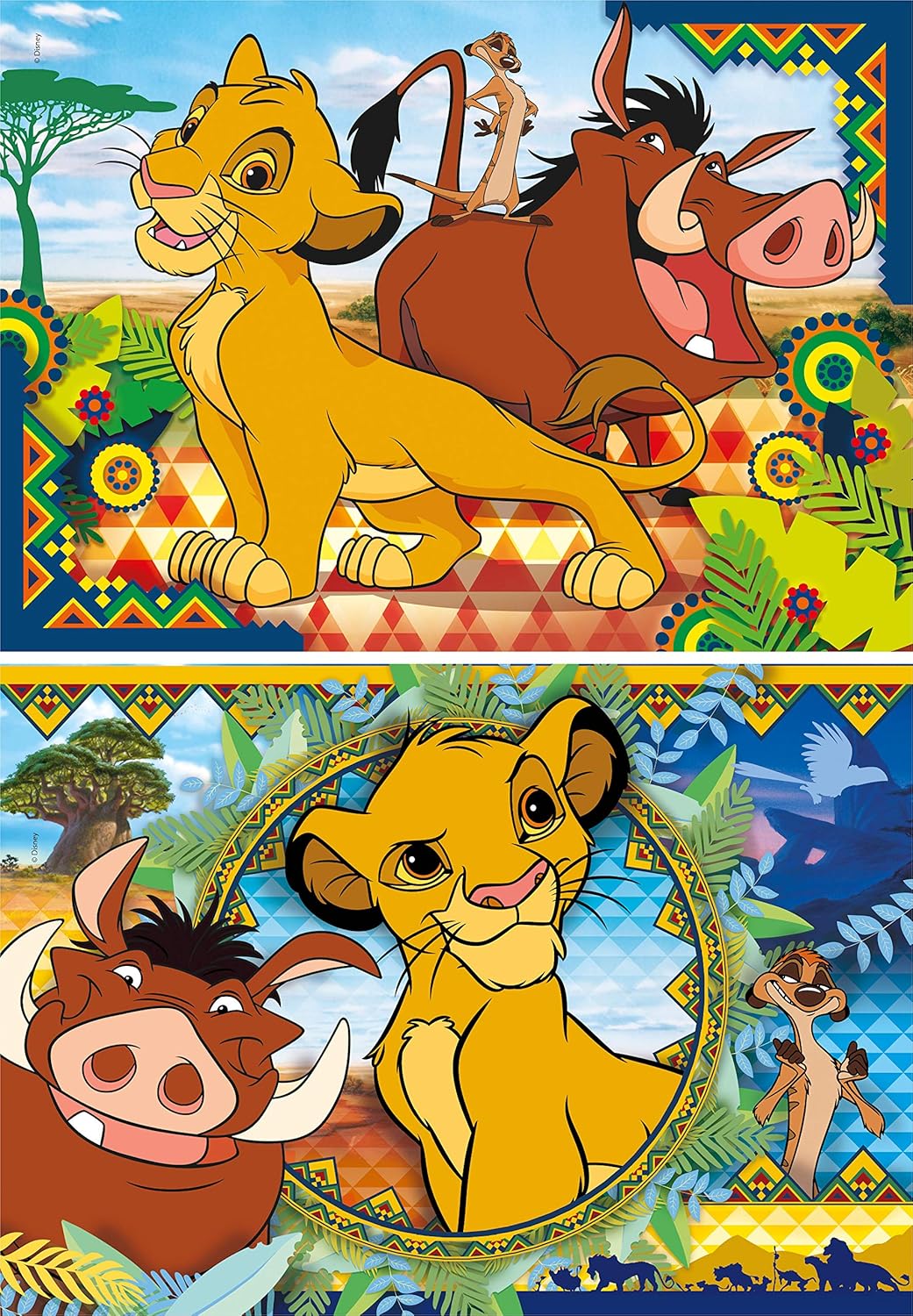 Clementoni SuperColor Disney Lion King 2 x 60-Piece Puzzle - Educational Kids Puzzle for Ages 5+ 4