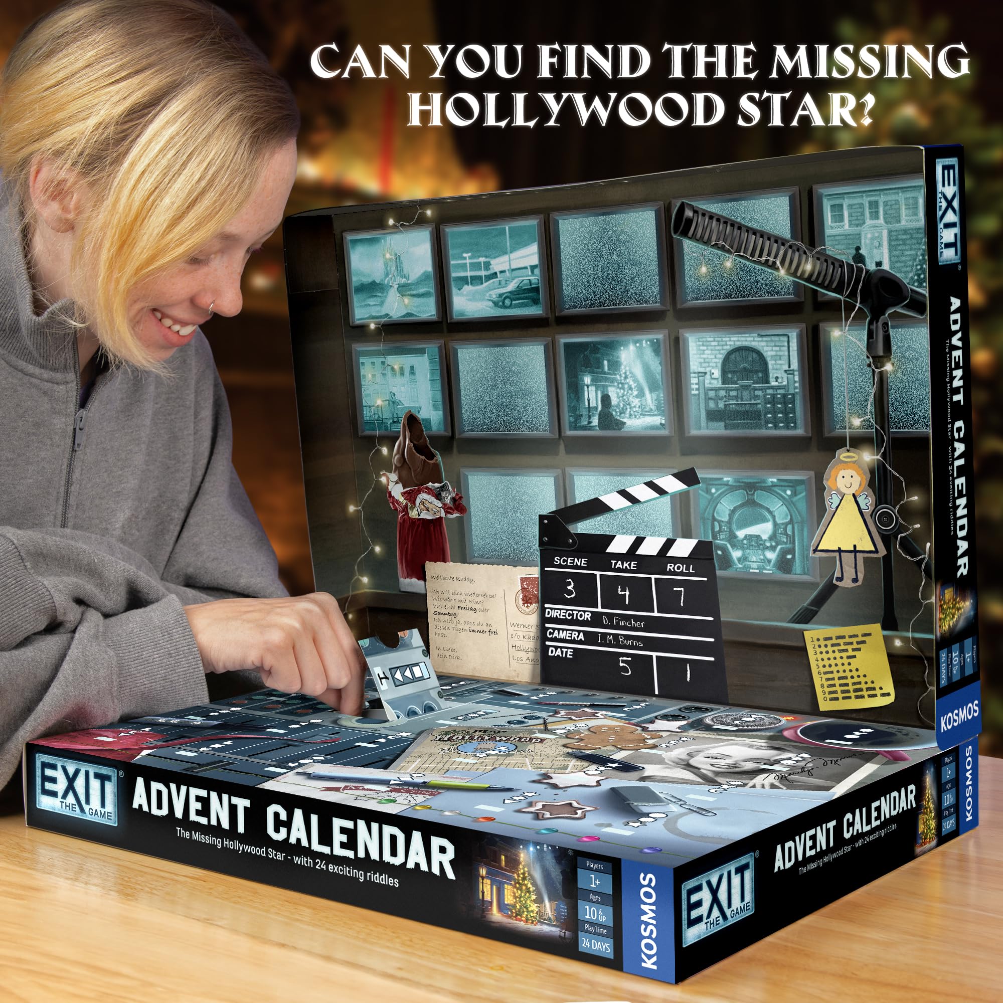 Thames & Kosmos EXIT: Advent Calendar - The Missing Hollywood Star Escape Room Game 7