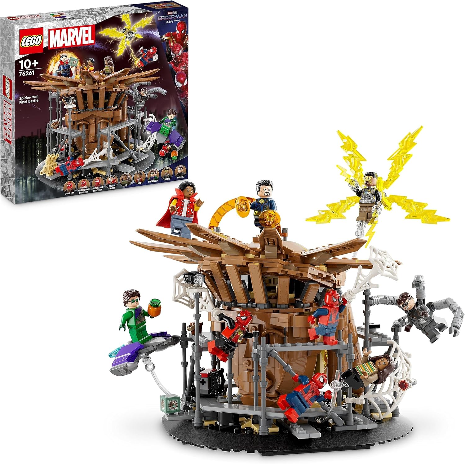 LEGO 76261 Marvel Spider-Man Final Battle Set - 900-Piece Building Playset for Ages 10+