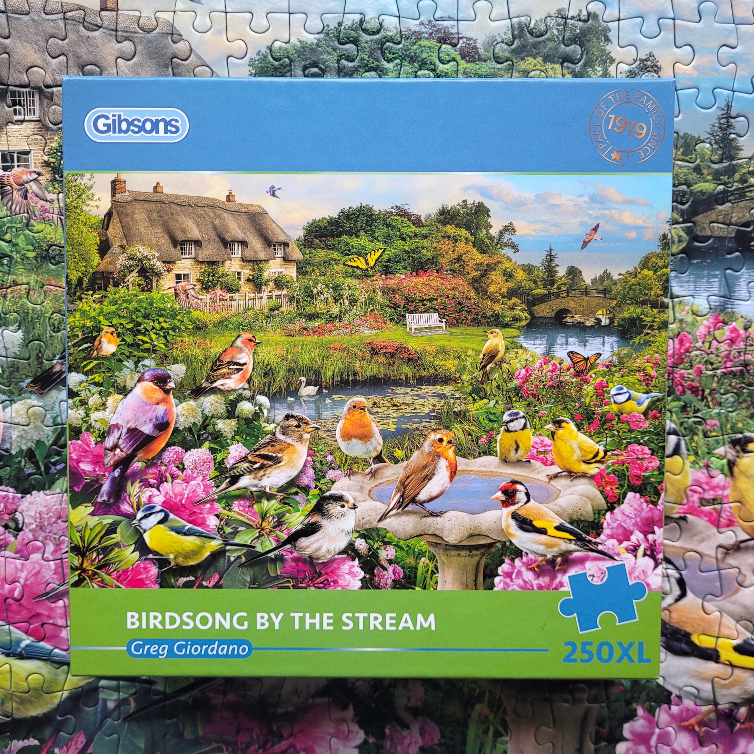 Gibsons Birdsong by the Stream Jigsaw Puzzle - 1000 Pieces | Premium Recycled Board | Nature Theme 3