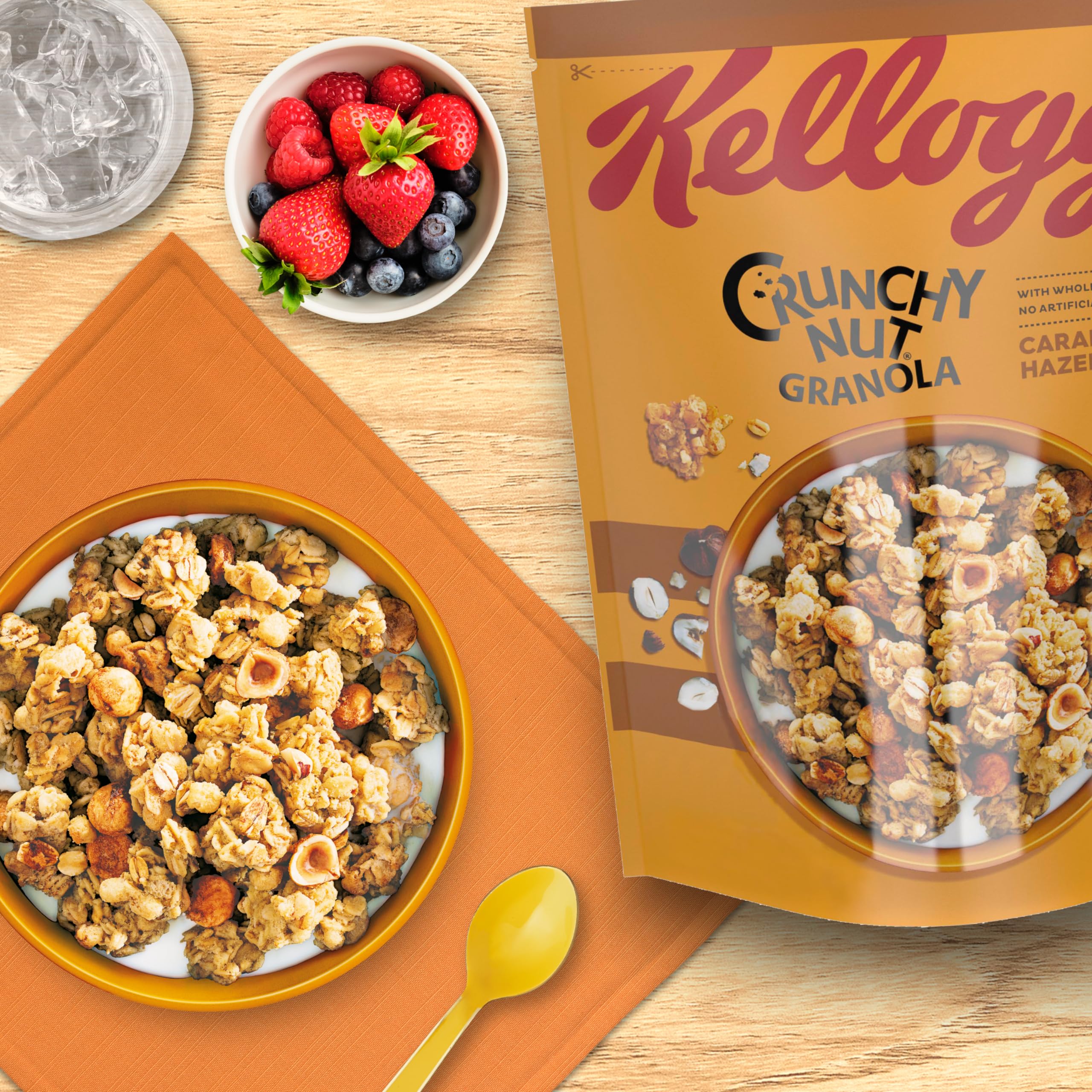 Crunchy Nut Granola Caramelised Nuts - Baked Clusters | 380g 3