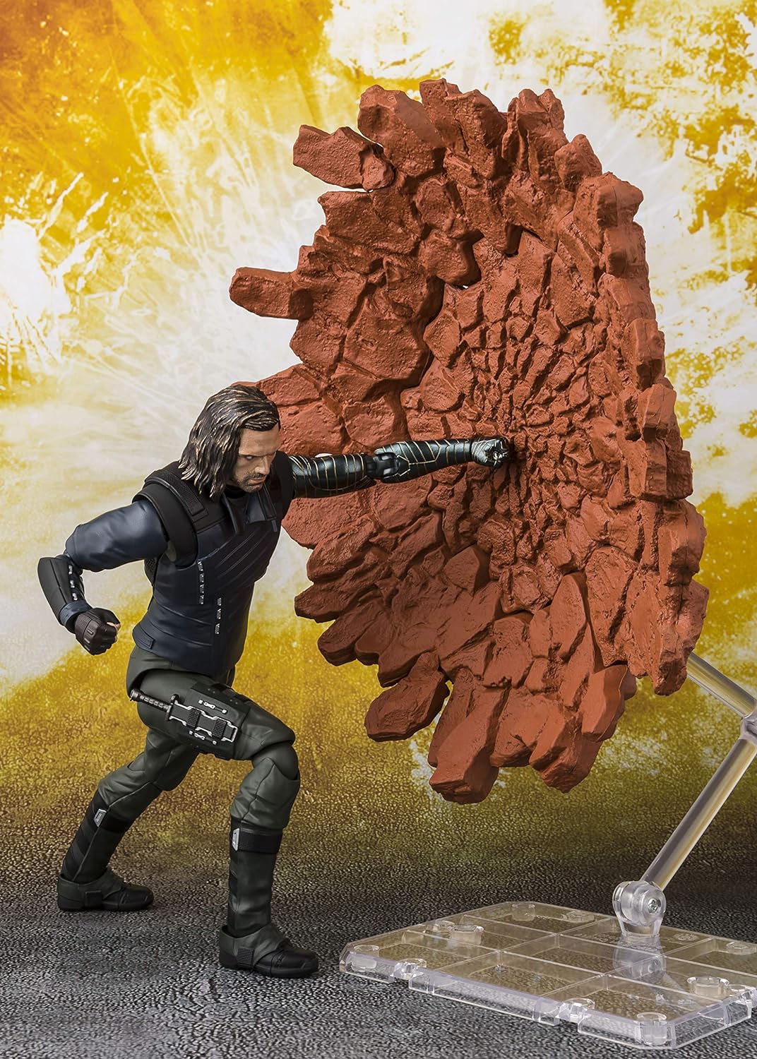 Bandai Tamashii Nations S.H.Figuarts Avengers Infinity War Bucky Action Figure - Highly Articulated Collectible for Ages 13+