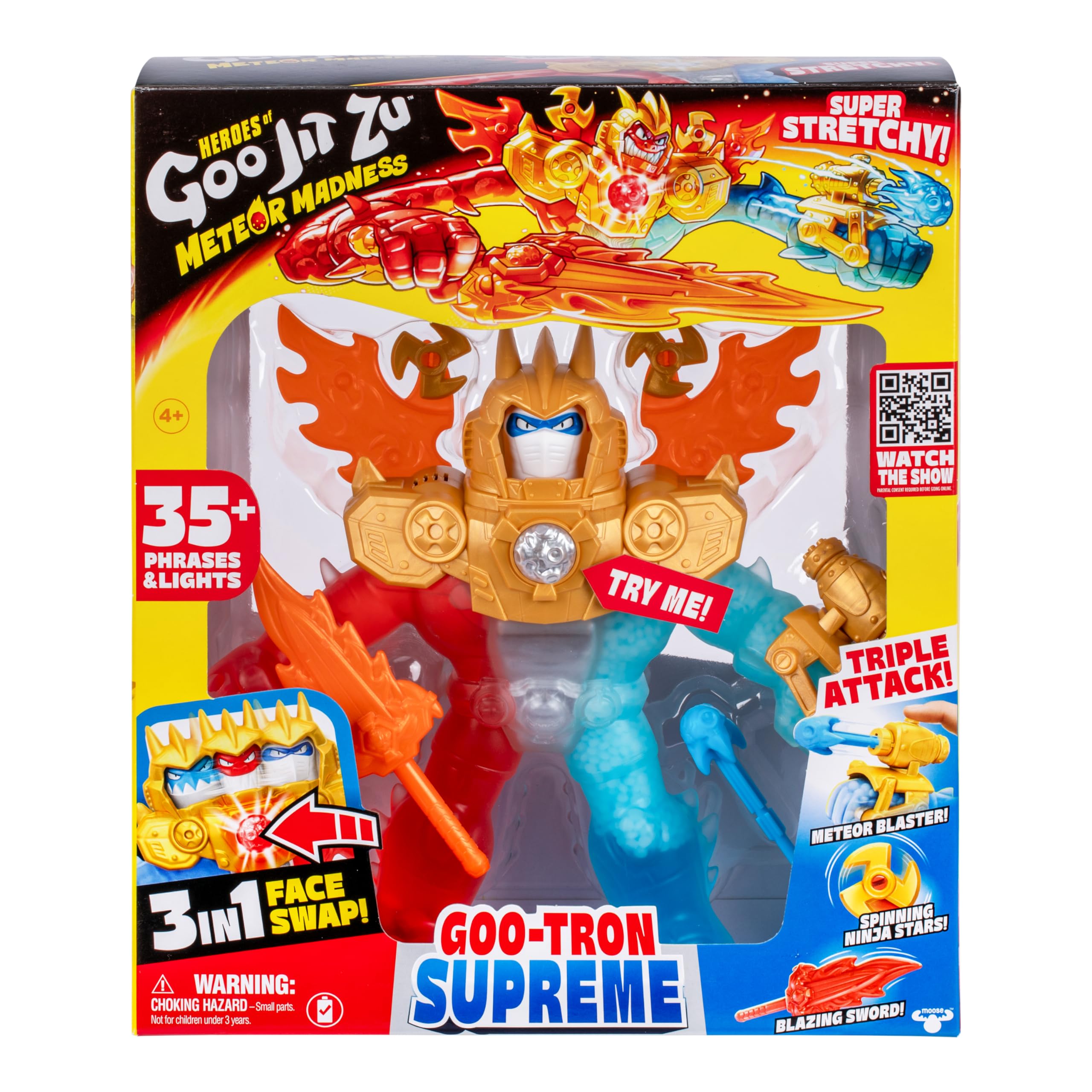 Heroes of Goo Jit Zu Goo-Tron Supreme - 3-in-1 Action Figure with Lights & Sounds 5