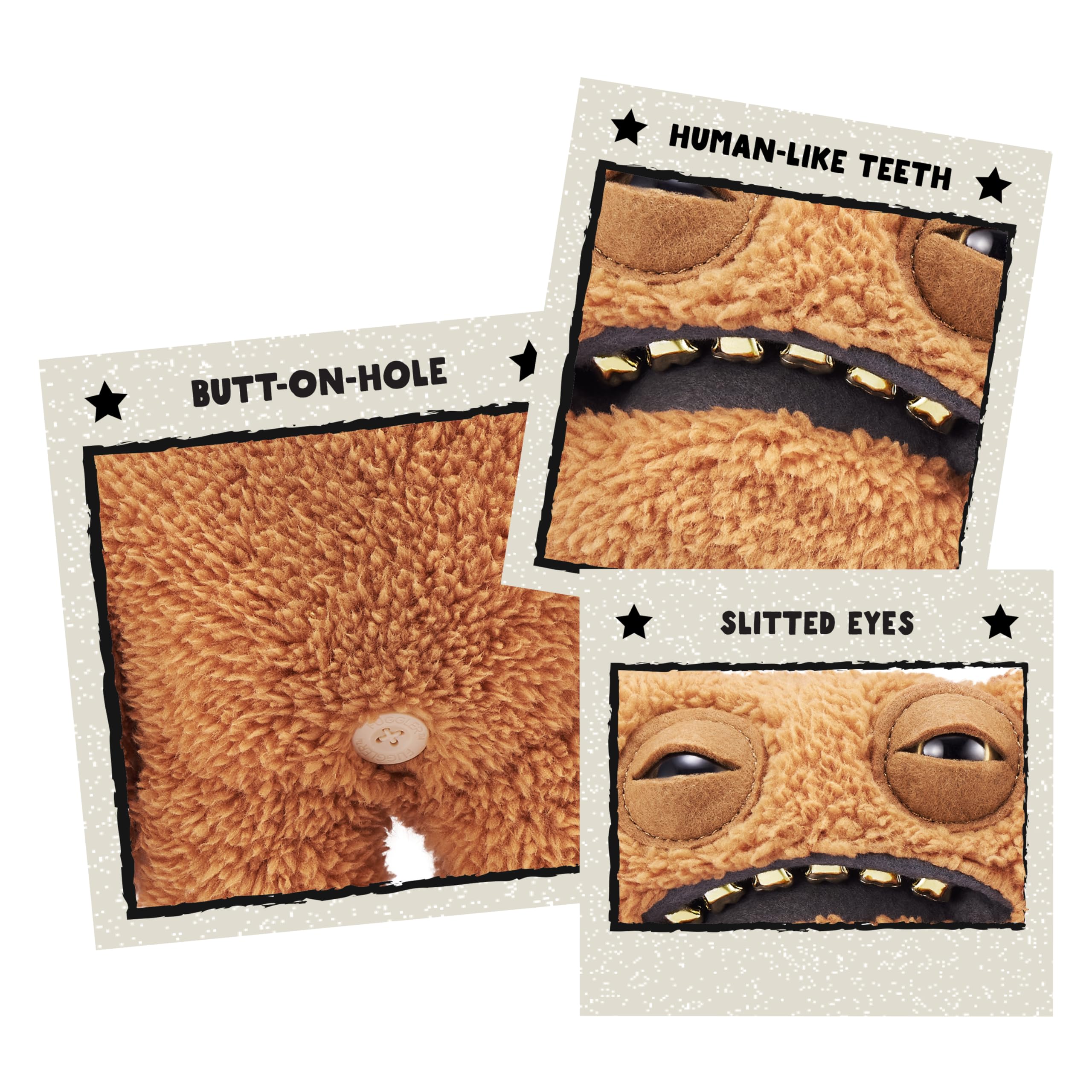 Fuggler Gold Fuggs - Funny Ugly Monster Plush Collectible Toy, 9" Soft Doll for Kids 4+ 8