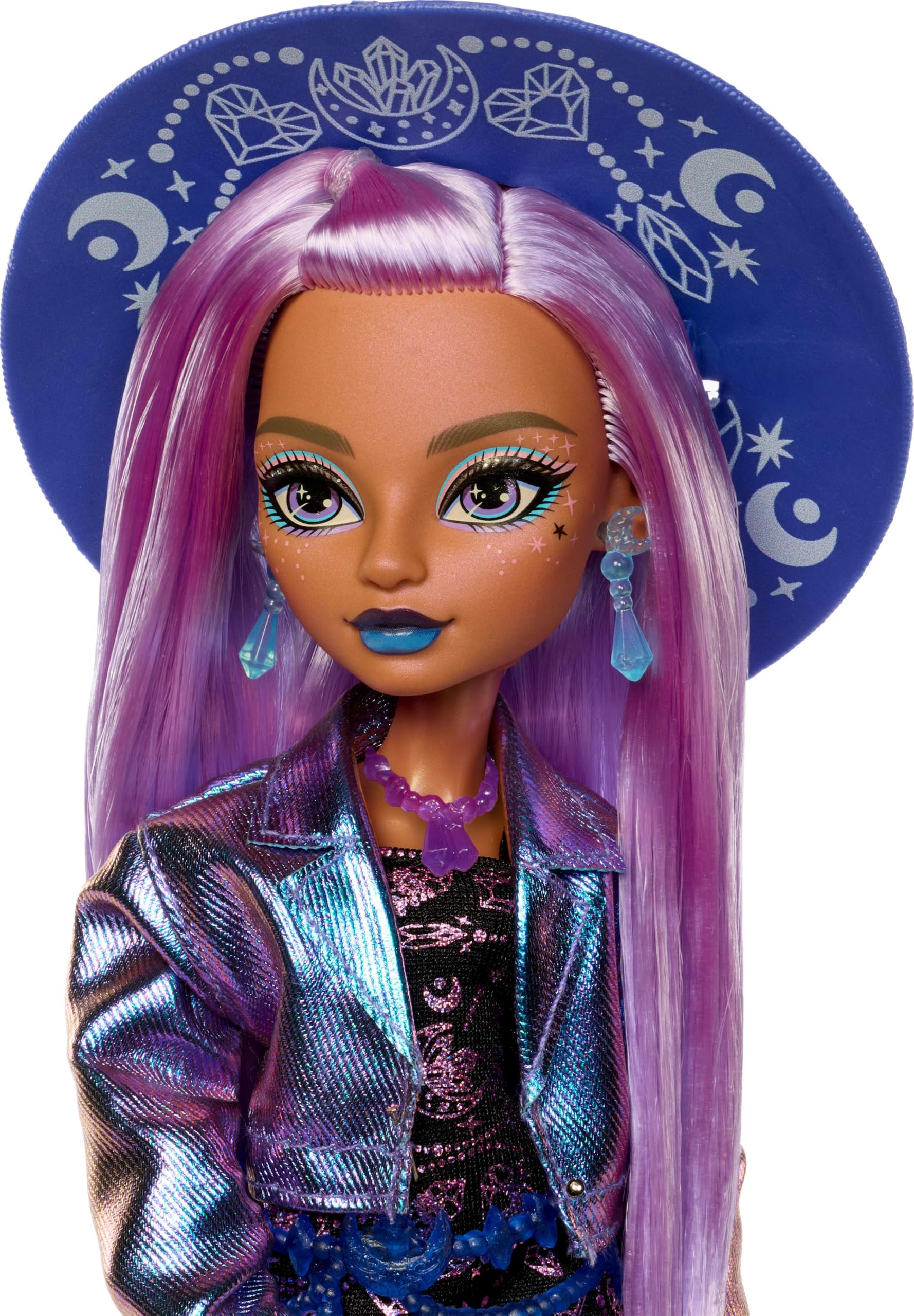 Monster High Doll, Moonspell Magic Layla Stone The Crystal Witch with Cauld 7