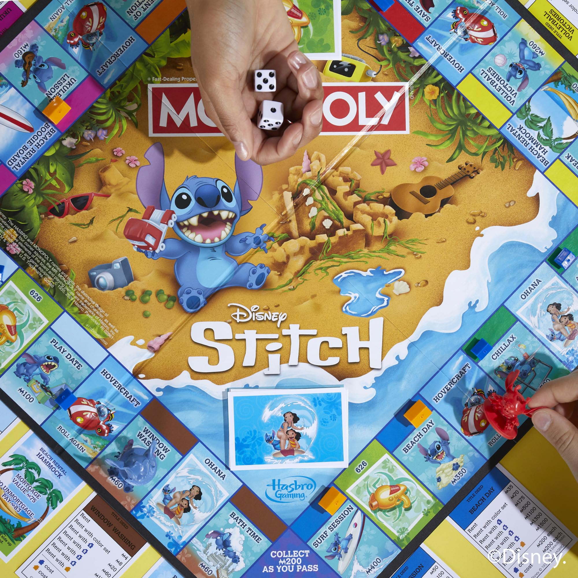 Monopoly Disney Stitch Edition Board Game - English Version 7