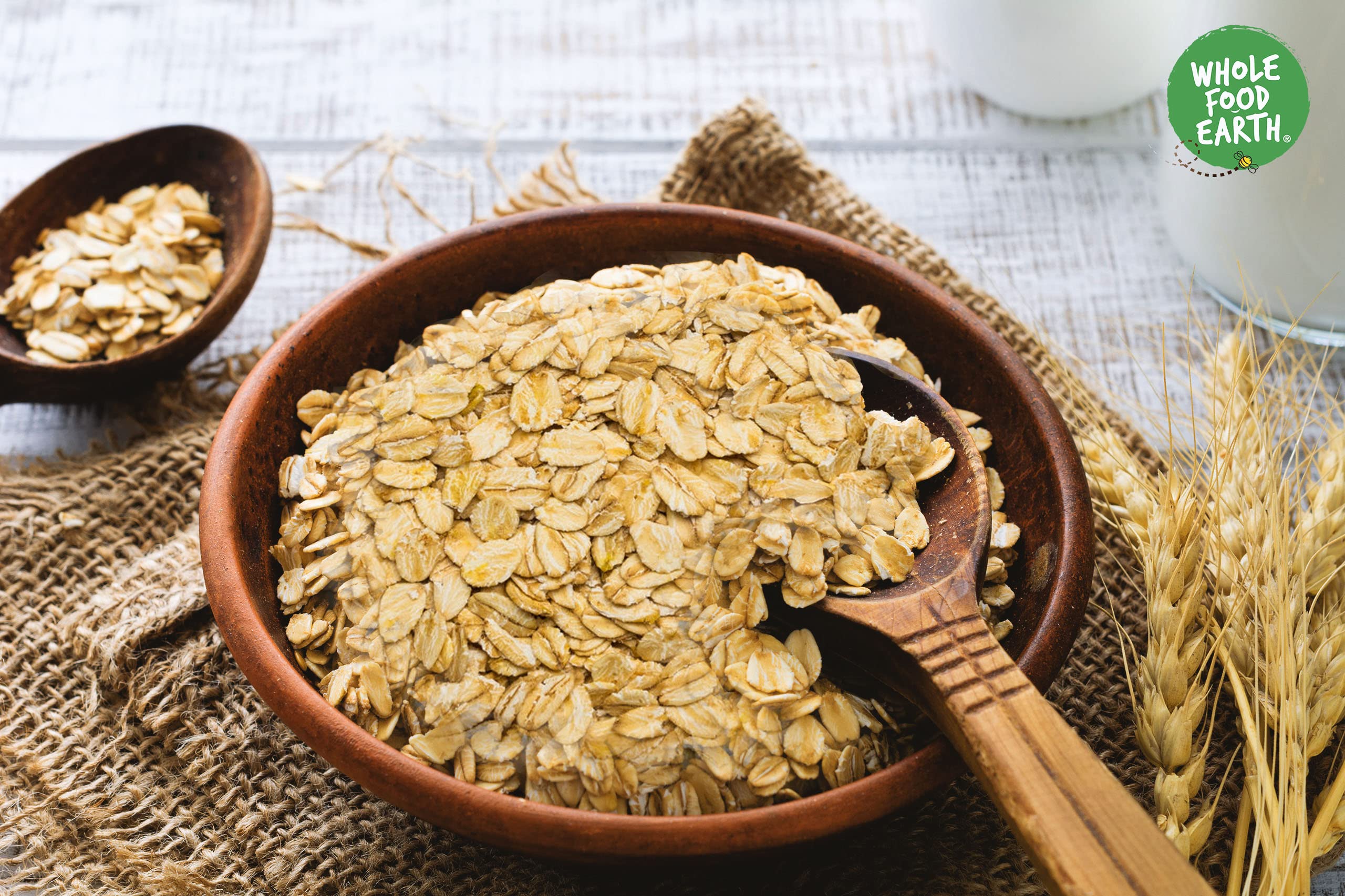 Wholefood Earth - Organic Gluten Free Jumbo Oats 1kg 6