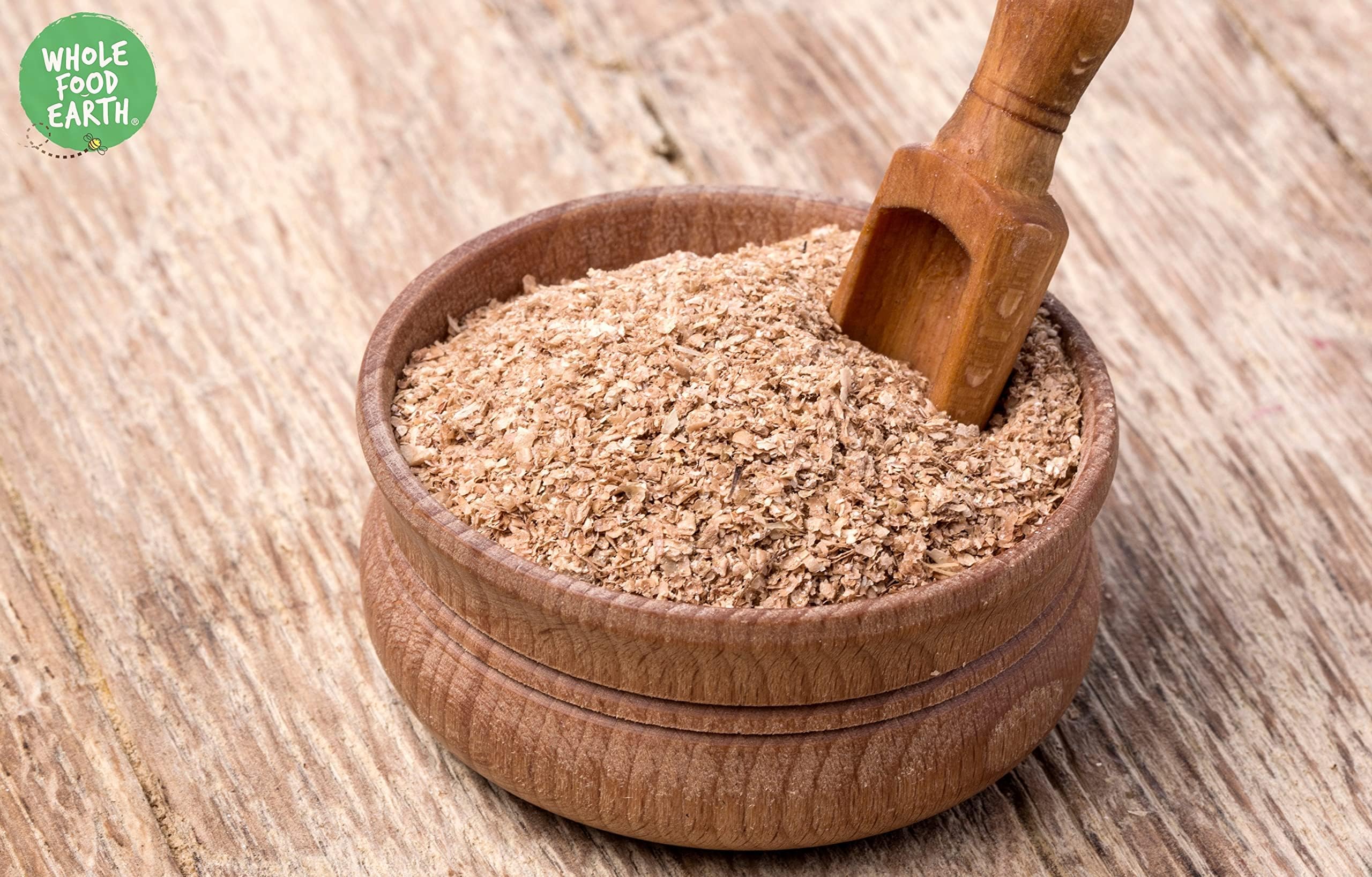 Whole Food Earth® Wheat Bran Medium, GMO Free, High Fibre, 500 g 5