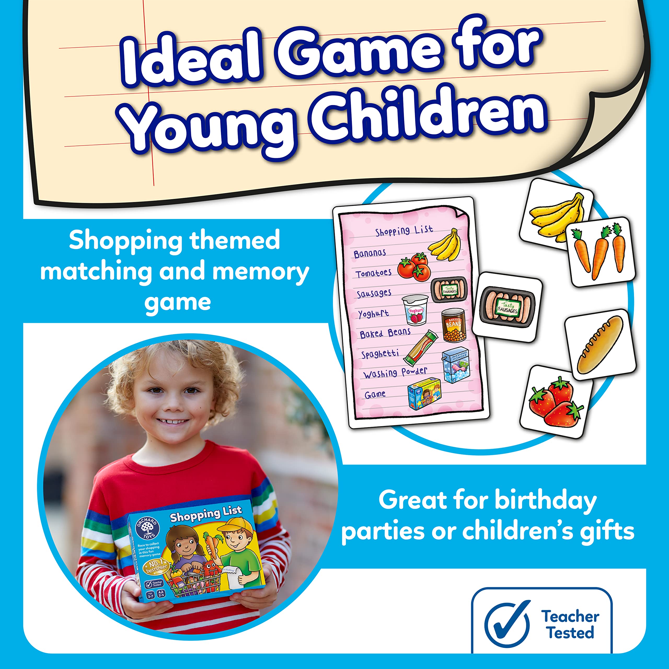 Orchard Toys Shopping List Memory Game - Matching & Memory Board Game for Kids 3-7 Years 5