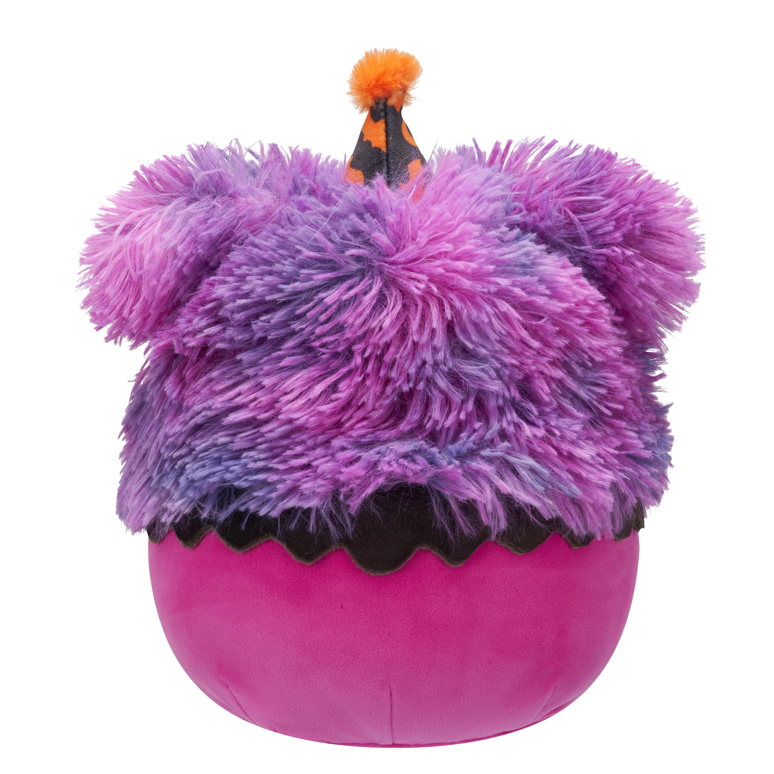 Squishmallows 7.5-Inch Woxie the Magenta Bigfoot in Clown Costume Halloween Plush - Soft Stuffed Animal for Kids 5