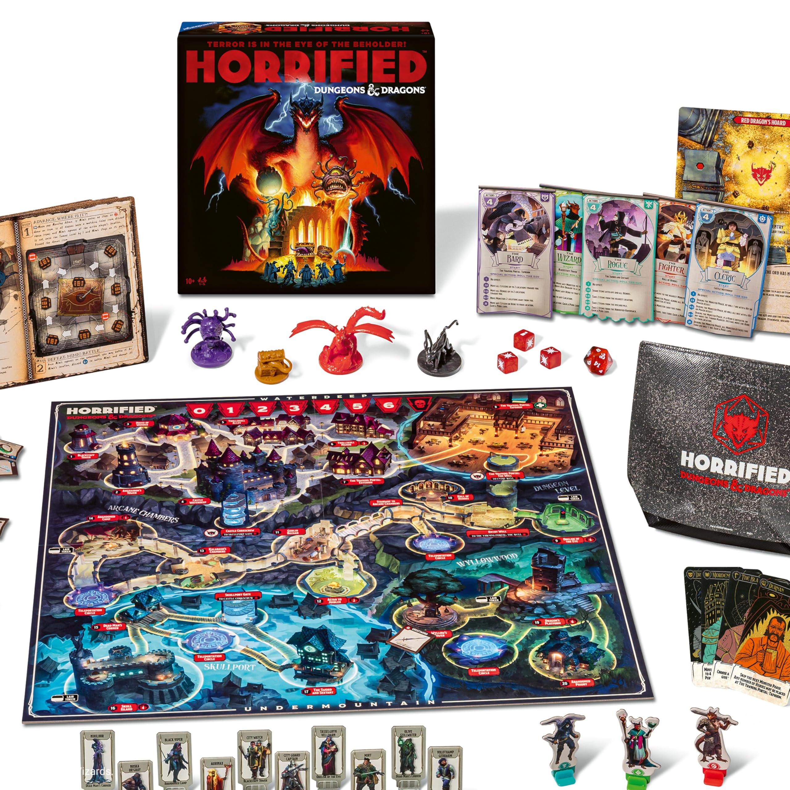 Ravensburger Horrified: Dungeons & Dragons Cooperative Board Game