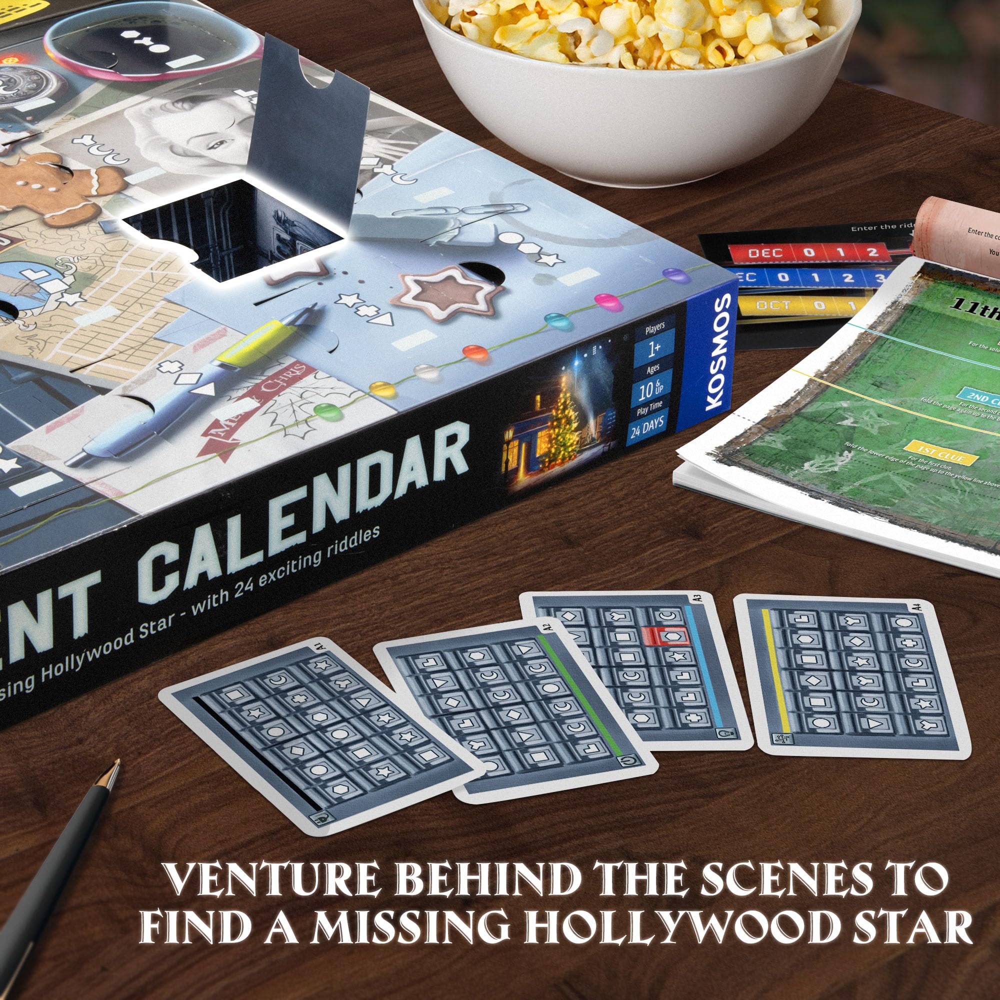 Thames & Kosmos EXIT: Advent Calendar - The Missing Hollywood Star Escape Room Game 5