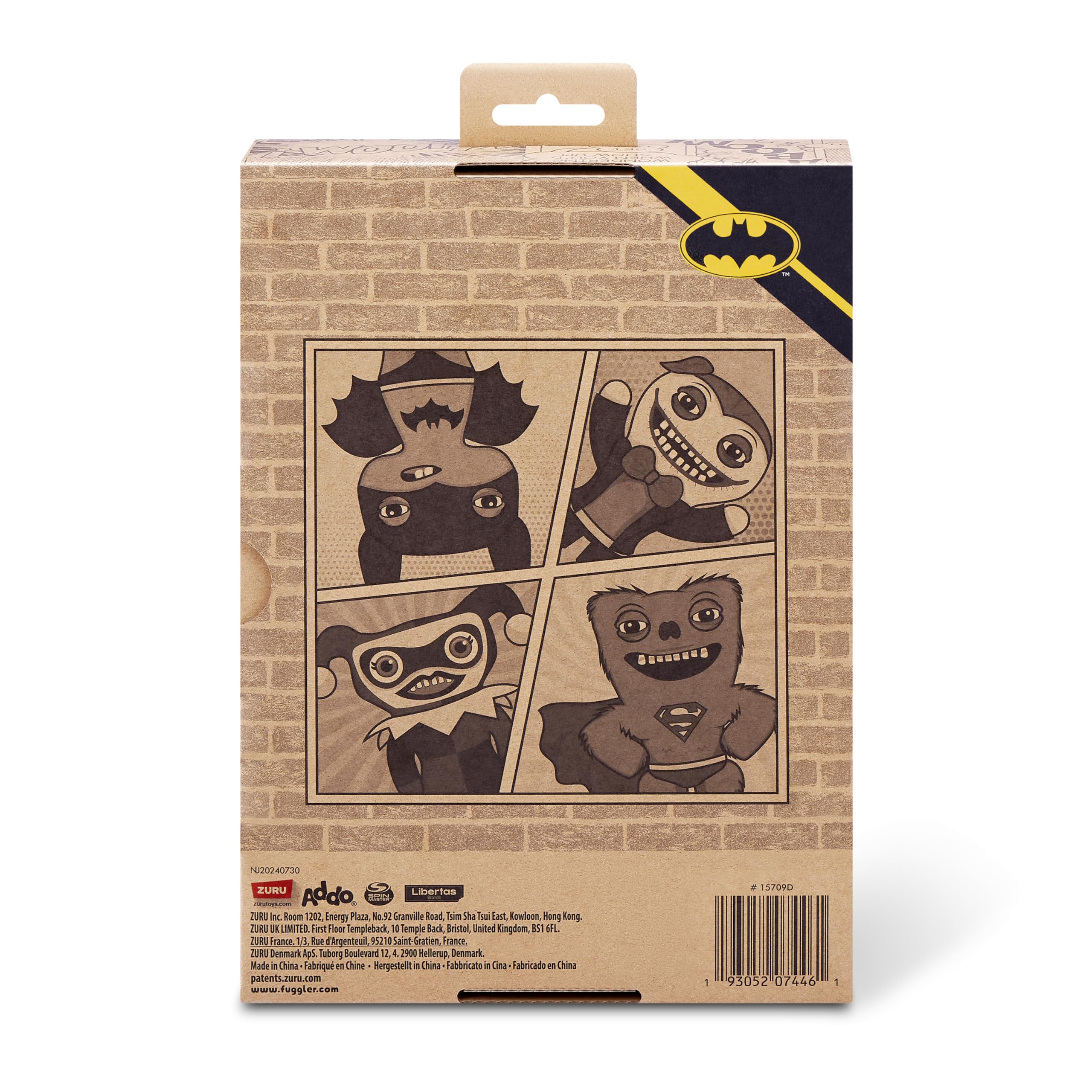 Fuggler x DC 9-inch Batman Plush Toy - Soft Ugly Monster Doll for Kids & Adults 6