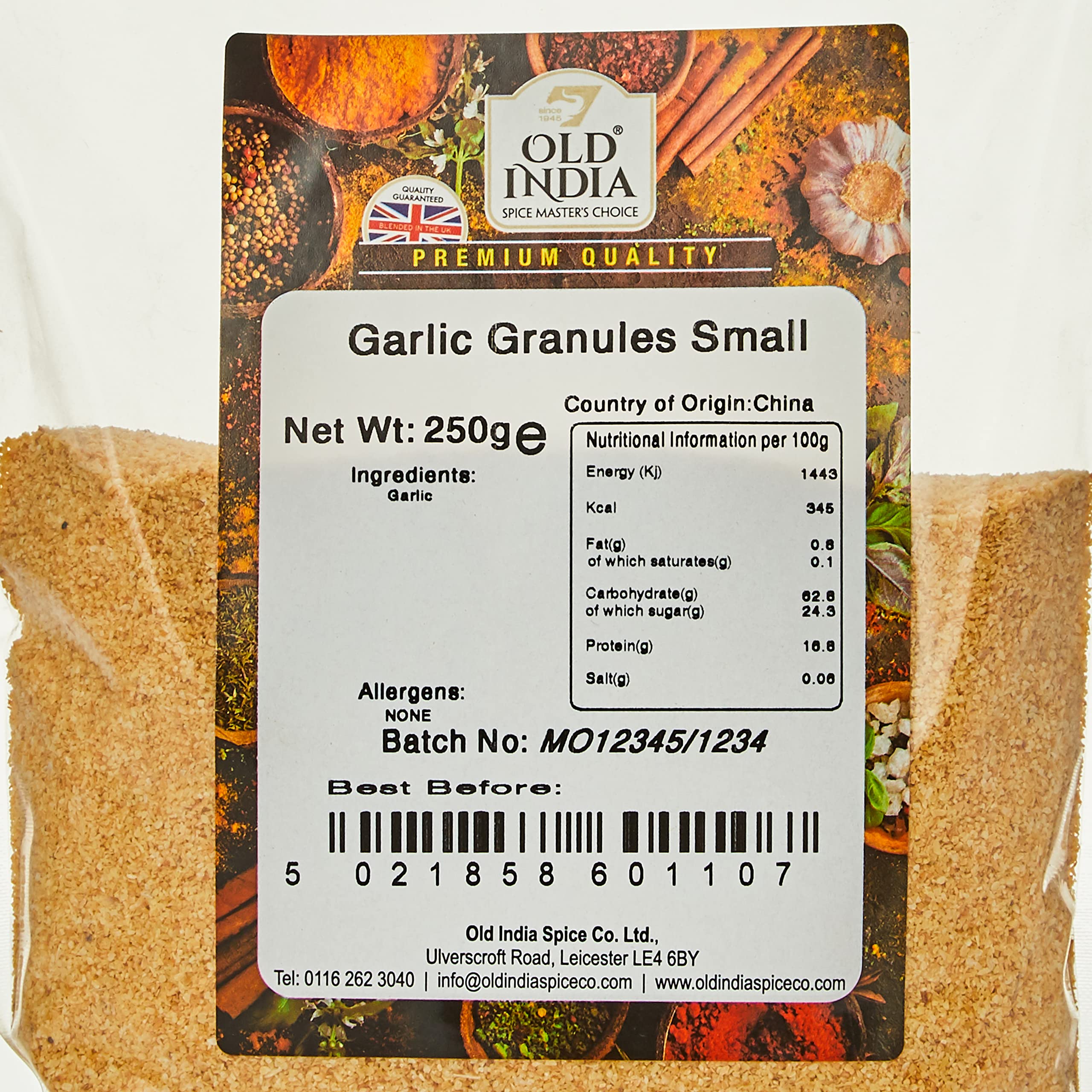 Old India Garlic Granules 250g 3