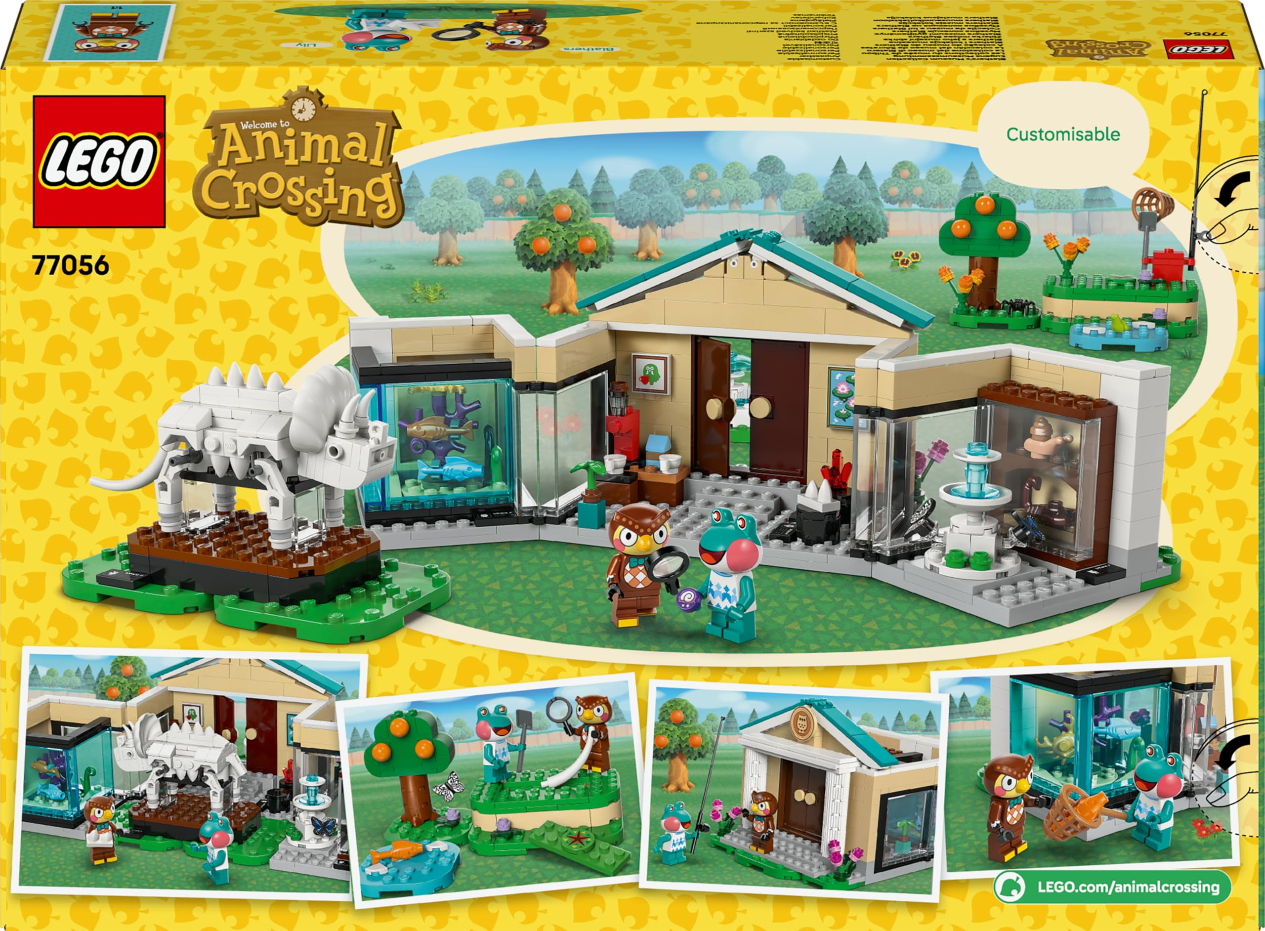 LEGO Animal Crossing Blathers's Museum Collection 77056 - Building Set with Blathers and Lily Minifigures 11