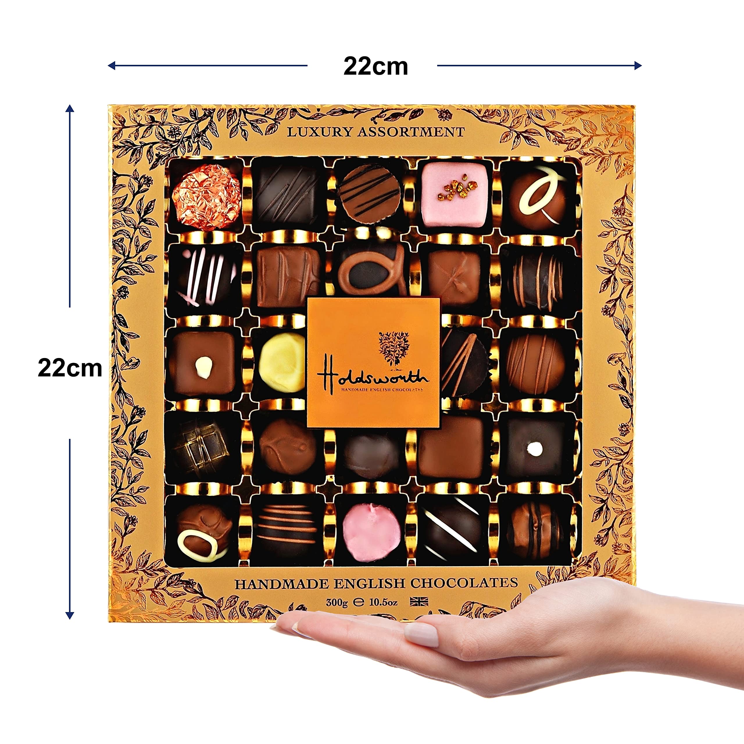 Holdsworth Chocolates Luxury Classic - Handmade Truffles & Assorted Chocolates - 300g Gift Box 3