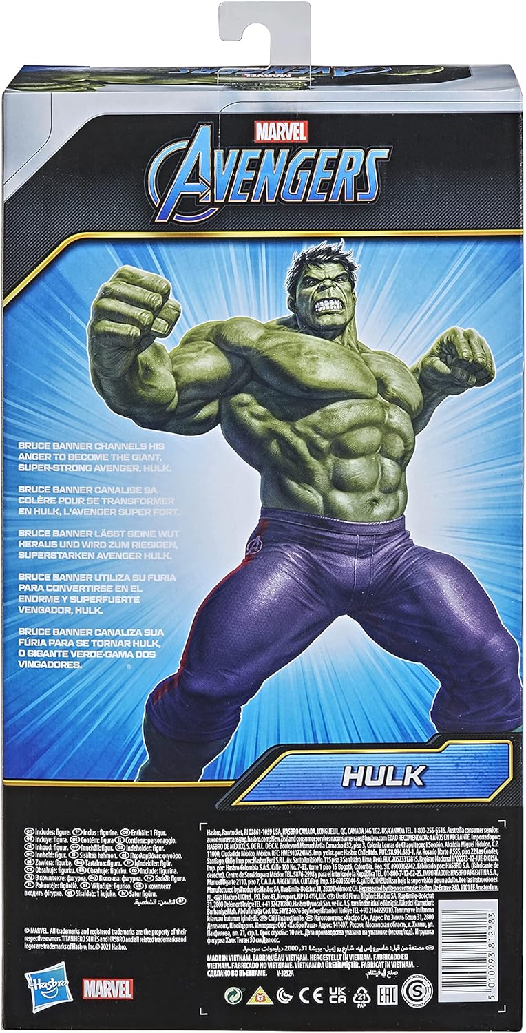 Marvel Avengers Titan Hero Series 30-cm Hulk Action Figure - Blast Gear Compatible 4