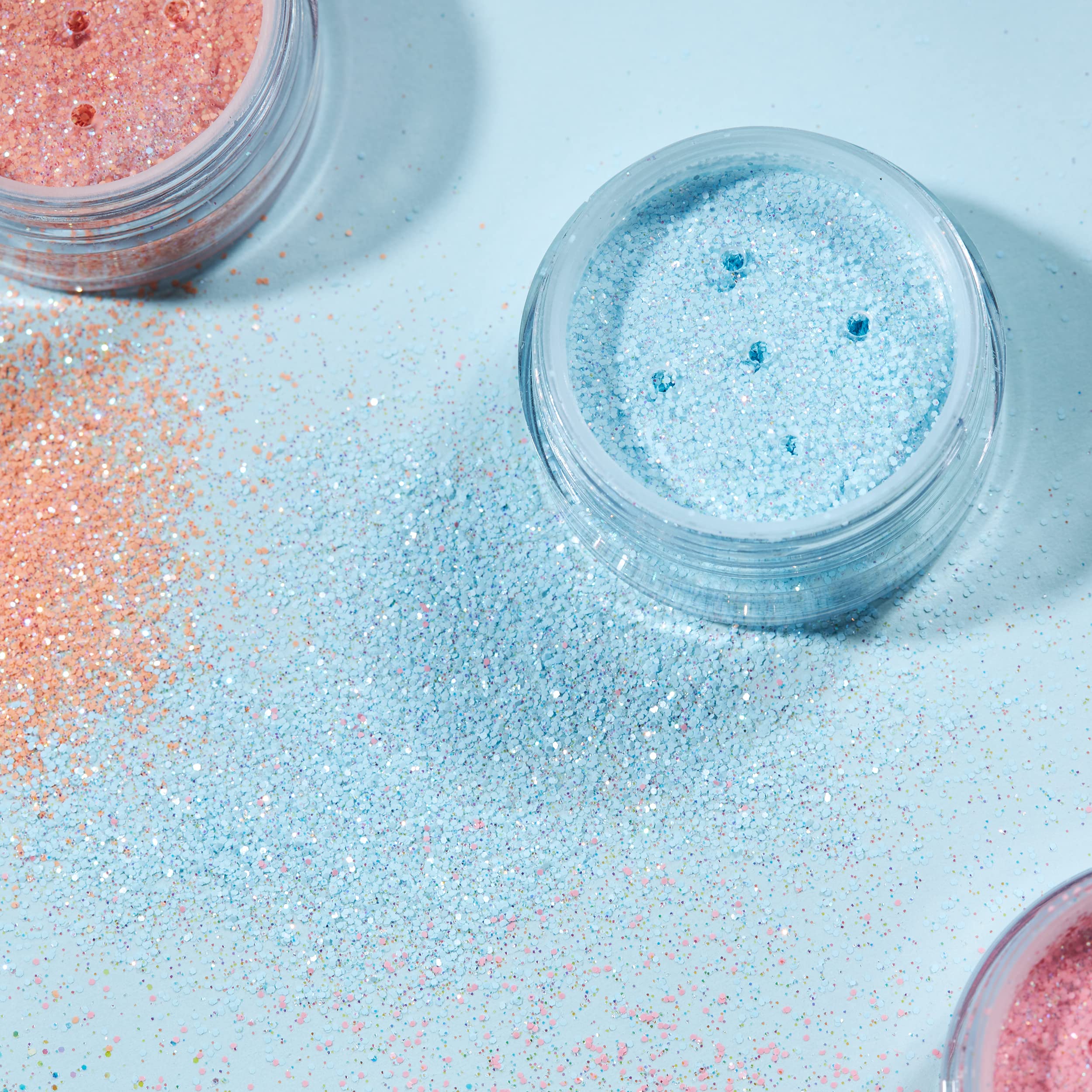Moon Glitter - Pastel Glitter Shaker (Baby Blue) - 5g 10