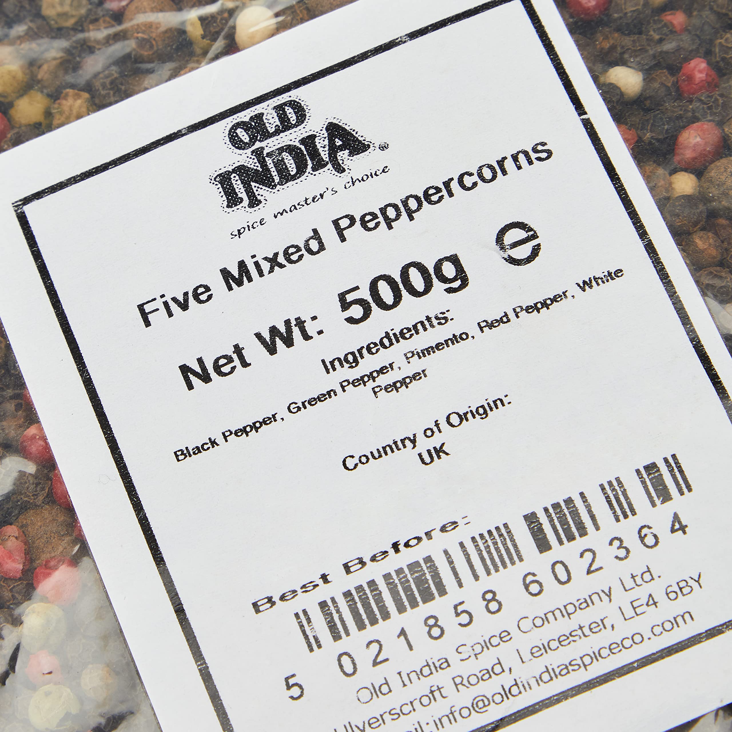 Old India Five Mixed Peppercorns 500g - Natural Peppercorn Blend for Cooking 3