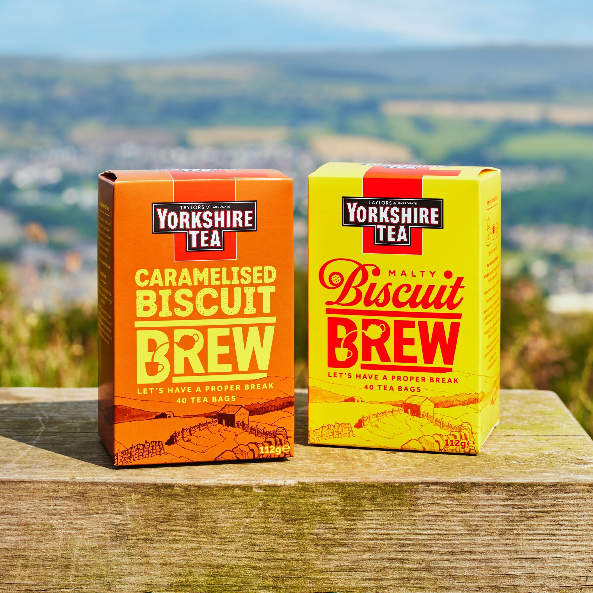Yorkshire Tea - Caramelised Biscuit Brew Flavoured Tea Bags, 4 Boxes of 40 7