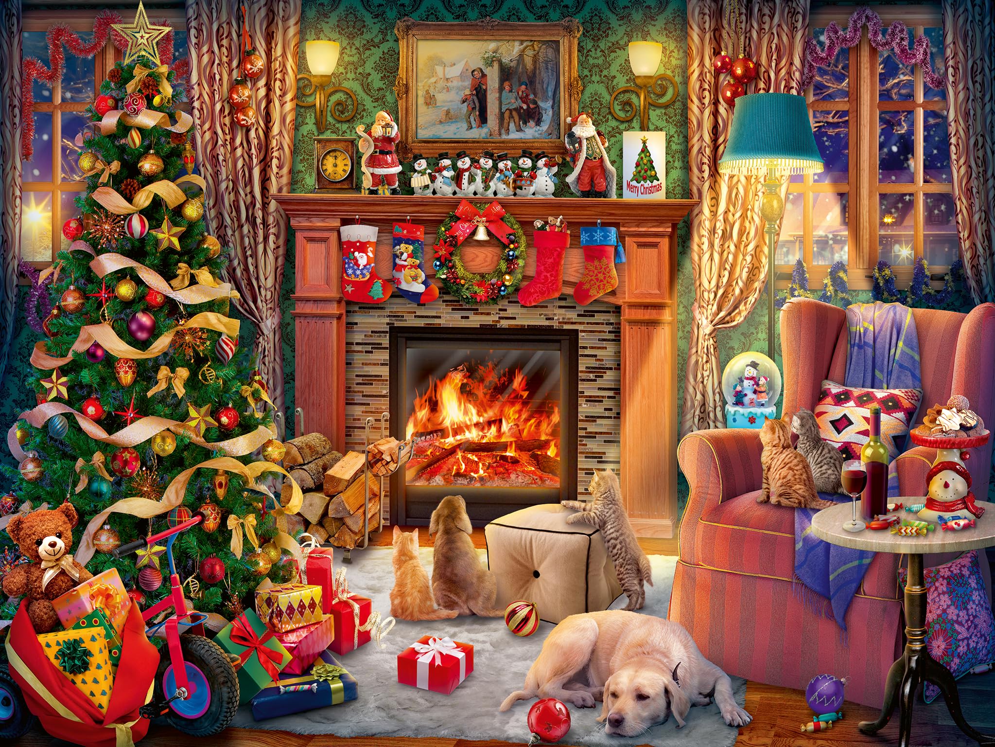 Ravensburger Christmas Eve 1500-Piece Jigsaw Puzzle for Adults and Kids