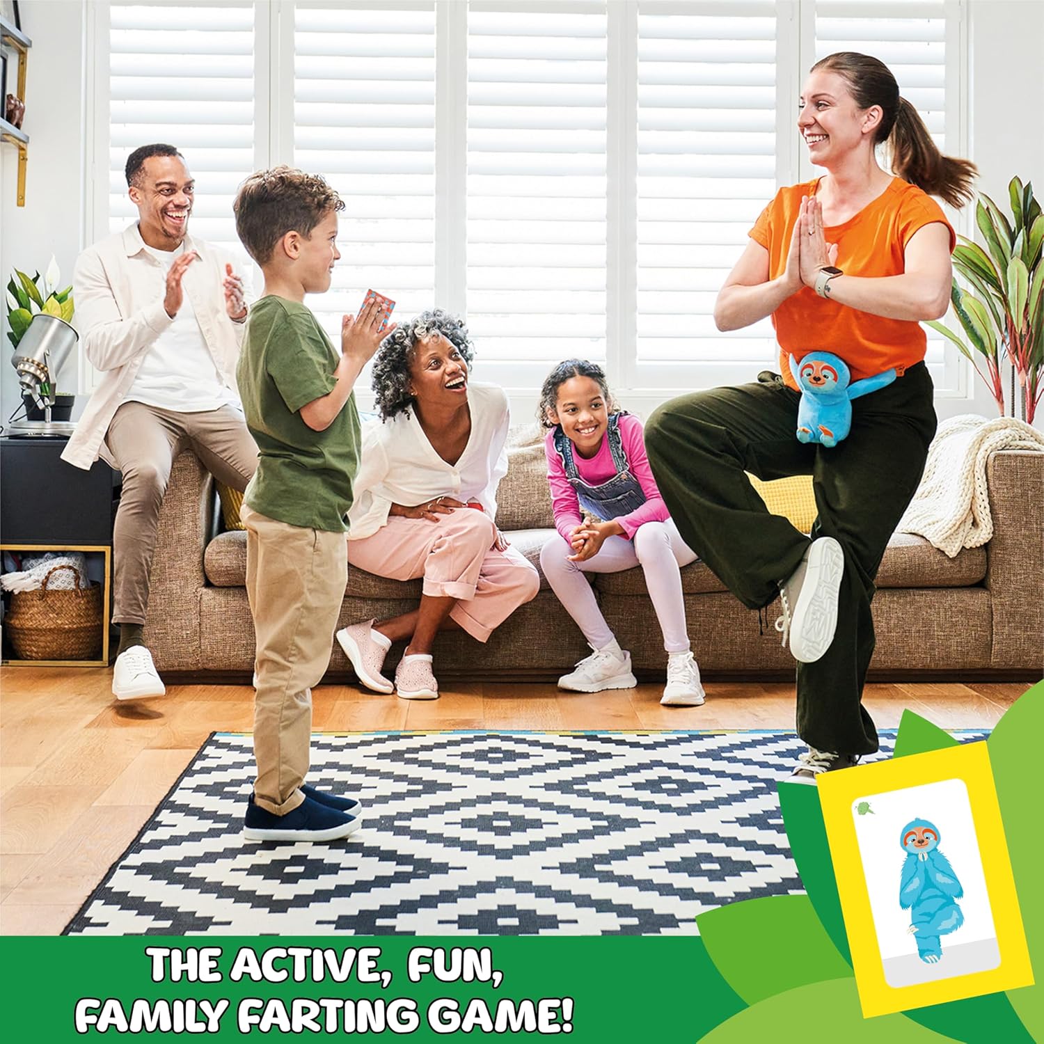 Fart Yoga - Hilarious Family Game with Farting Sloth for Ages 4+ 7
