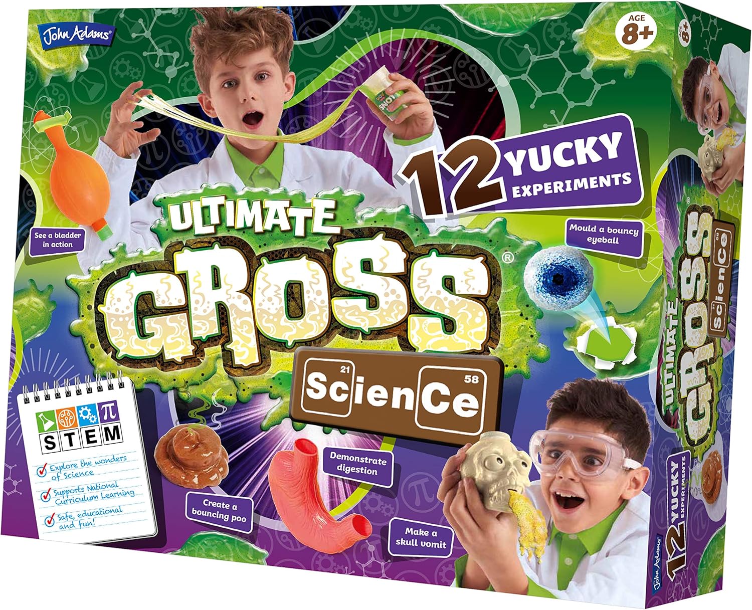 John Adams Ultimate Gross Science Playset - Educational Toy for Kids 8-10 Years 7