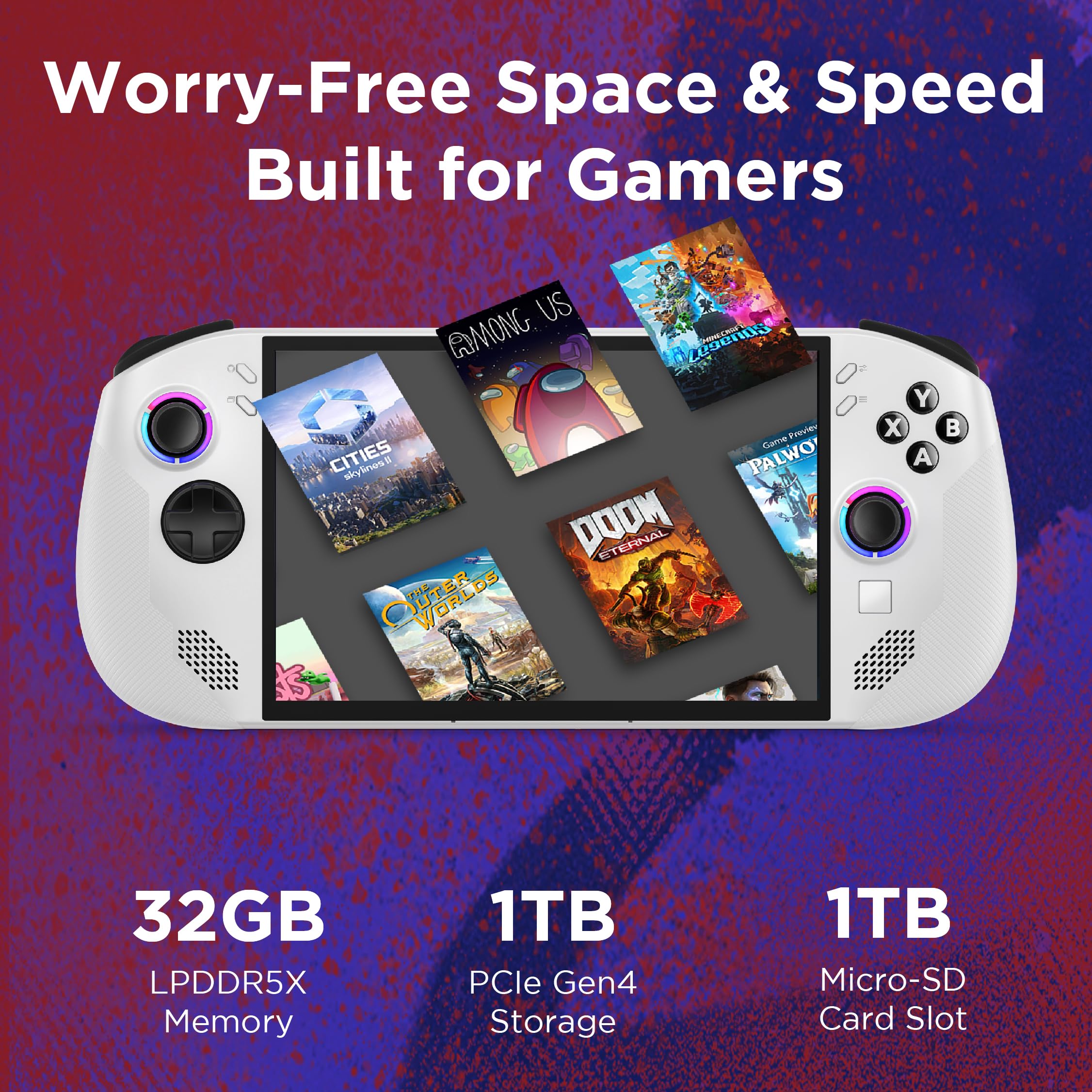 Lenovo Legion Go S Gaming Console | 8" WUXGA Touch Display | 120Hz | AMD Ryzen Z1 Extreme | 16GB RAM | 512GB SSD | Windows 11 | Glacier White 7