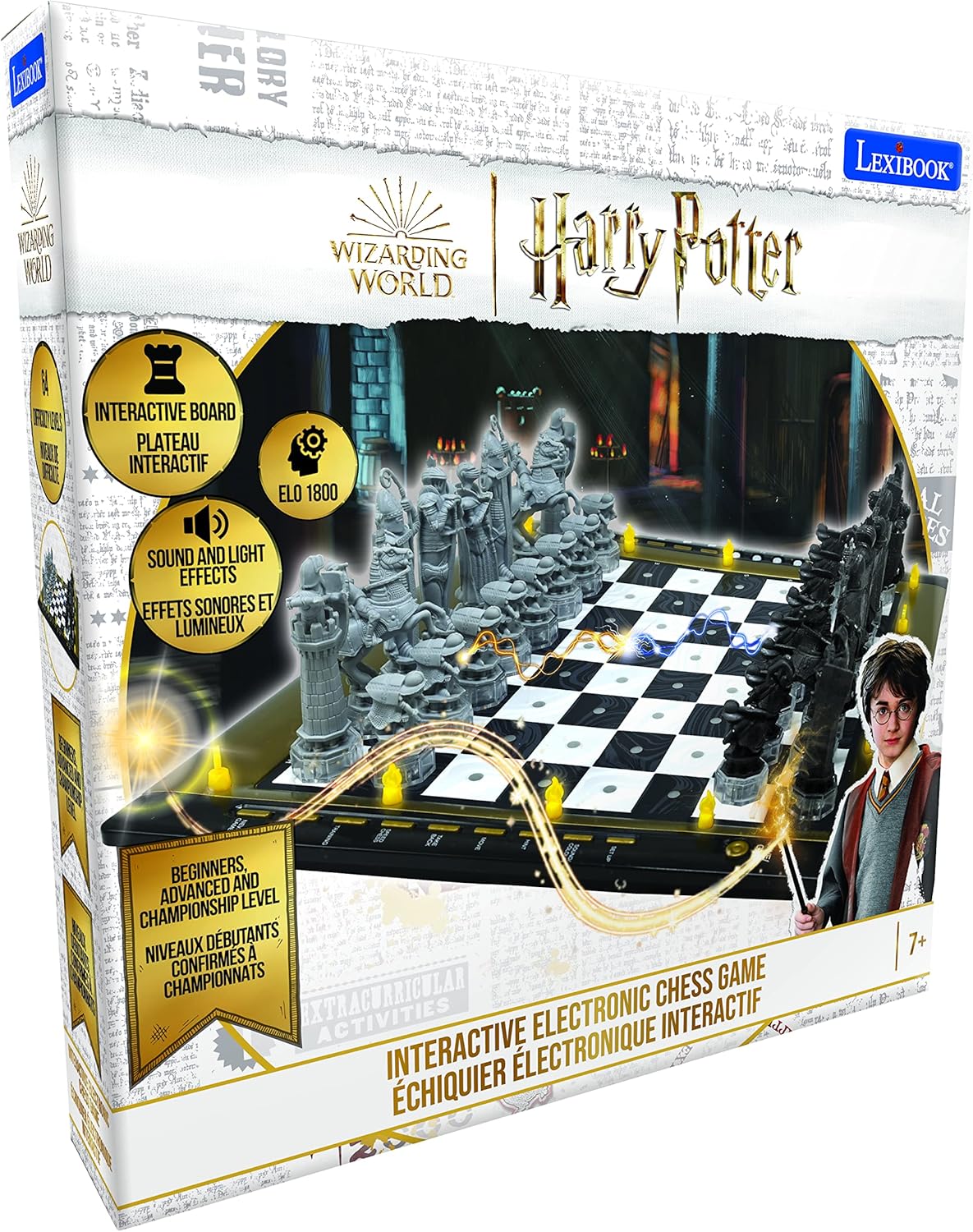Lexibook Harry Potter Electronic Chess Game with Tactile Keyboard and Light-Up Board 6