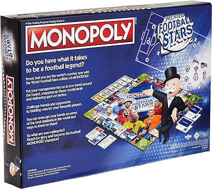 Monopoly World Football Stars Board Game (WM01927-EN1-6)